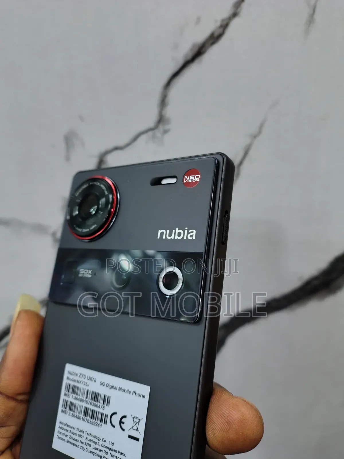 ZTE nubia Z70 Ultra 256 GB Black