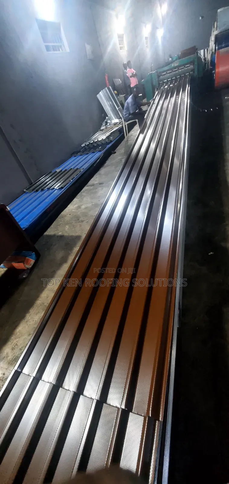 Nut Brown 0.55mm Thickness Longspan Sheet