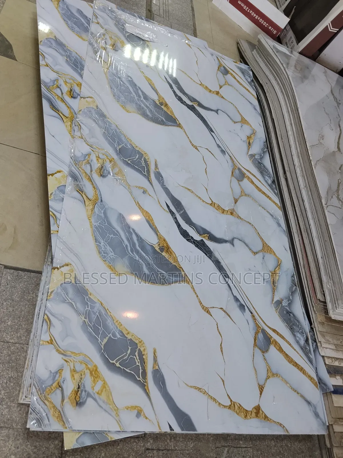 UV Marble PVC Board, Good for Wall Cladding and Furniture Takeover