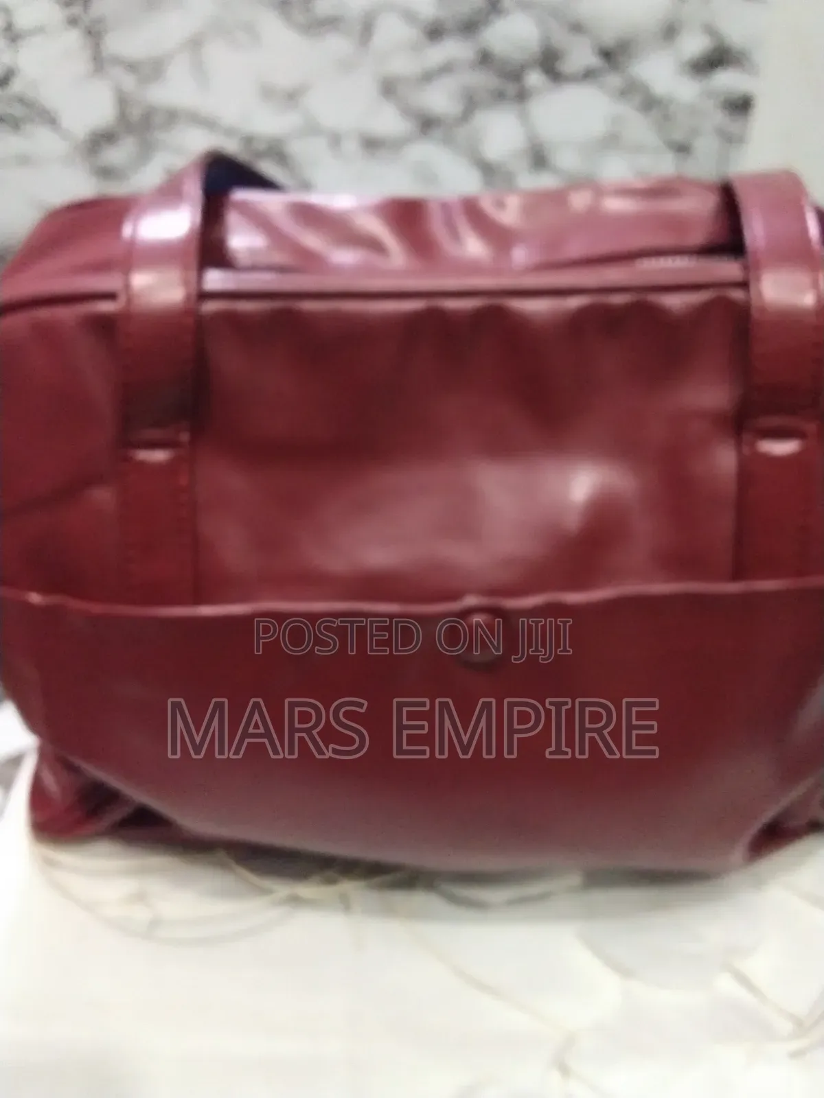 Burgundy Travel Bag - N8000 - Lugbe Abuja