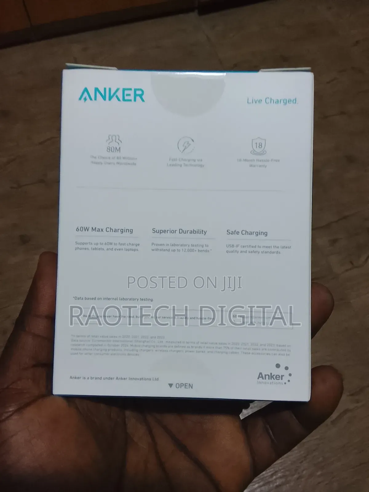 Anker 322 C to C Cable 6fit 240W