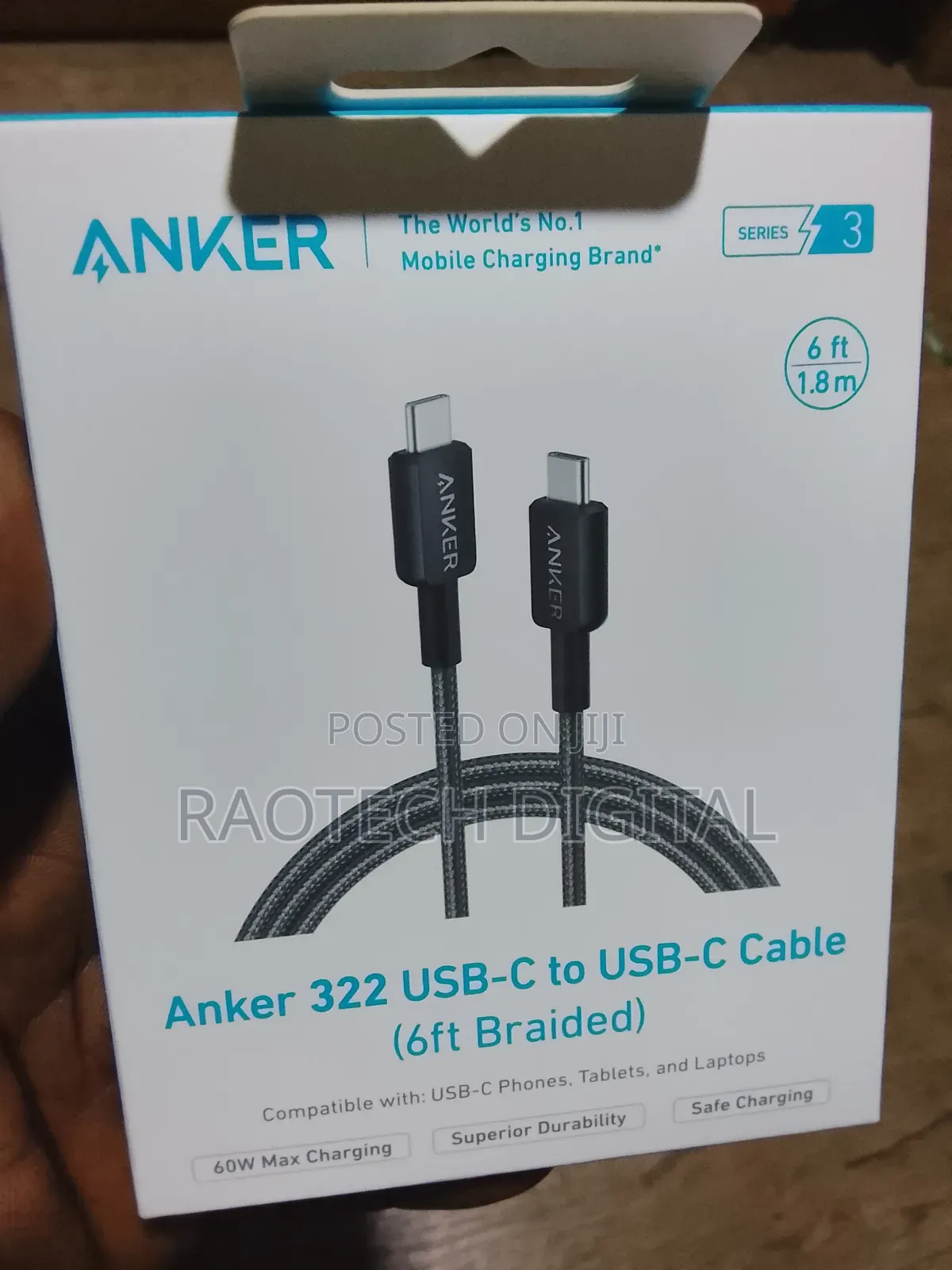 Anker 322 C to C Cable 6fit 240W