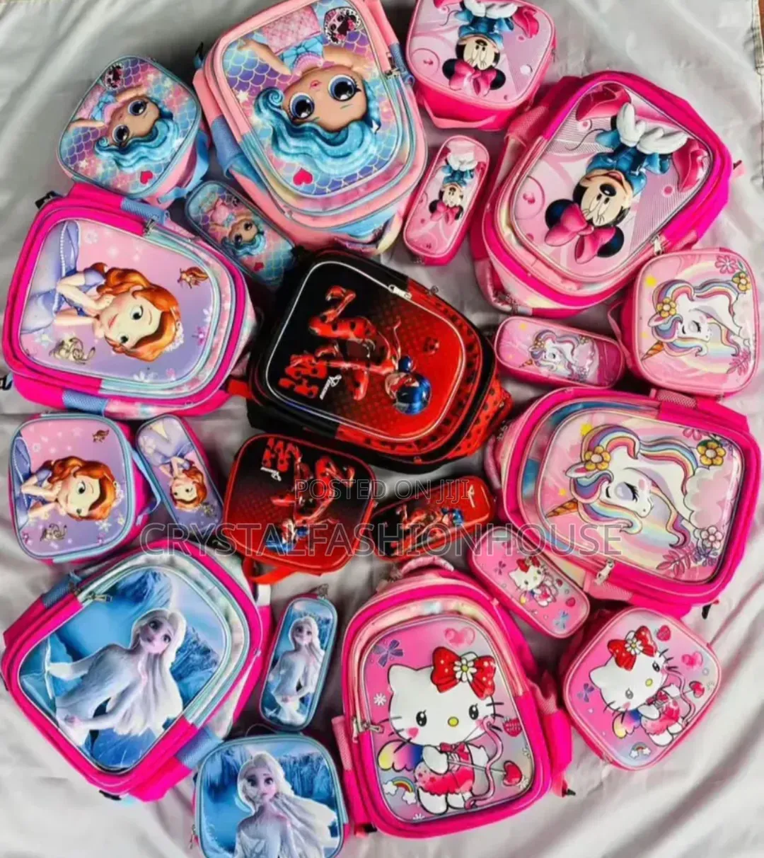 Children School Bags. From Size 2yrs to 22yrs