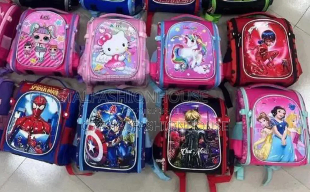 Children School Bags. From Size 2yrs to 22yrs