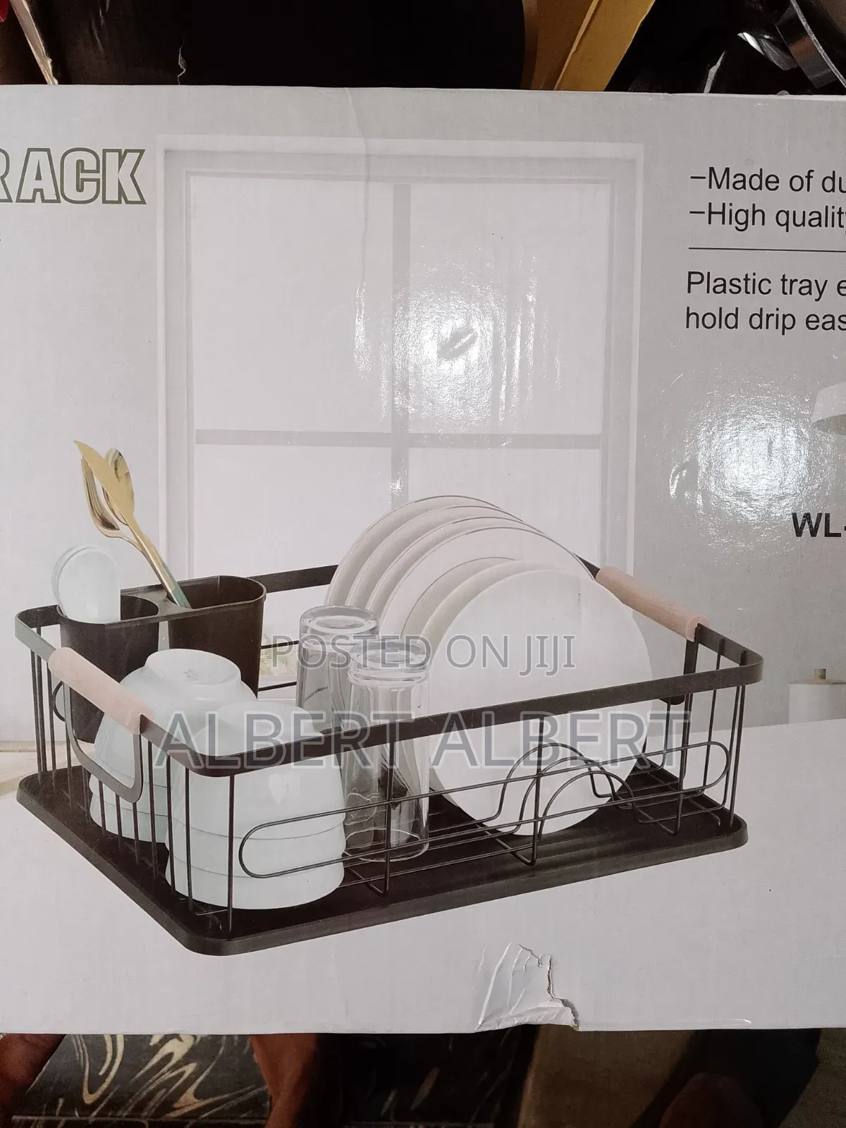 1 Tier Stainless Steel Plate Rack/ Dish Rack