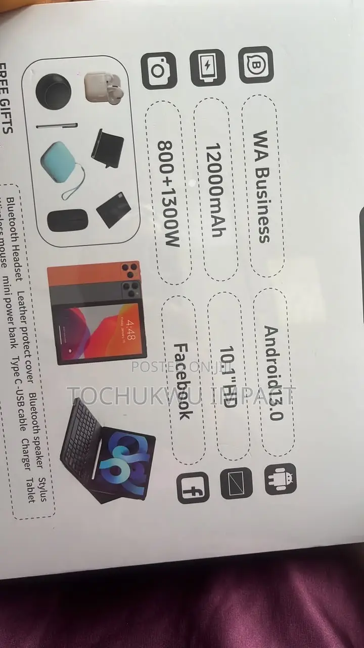 New Tablet 128 GB Orange