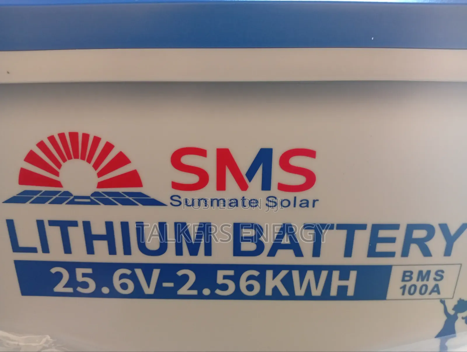 SMS Sunmate Solar 25.6V 100Ah (2.56kWh) Lithium LiFePO4 24v