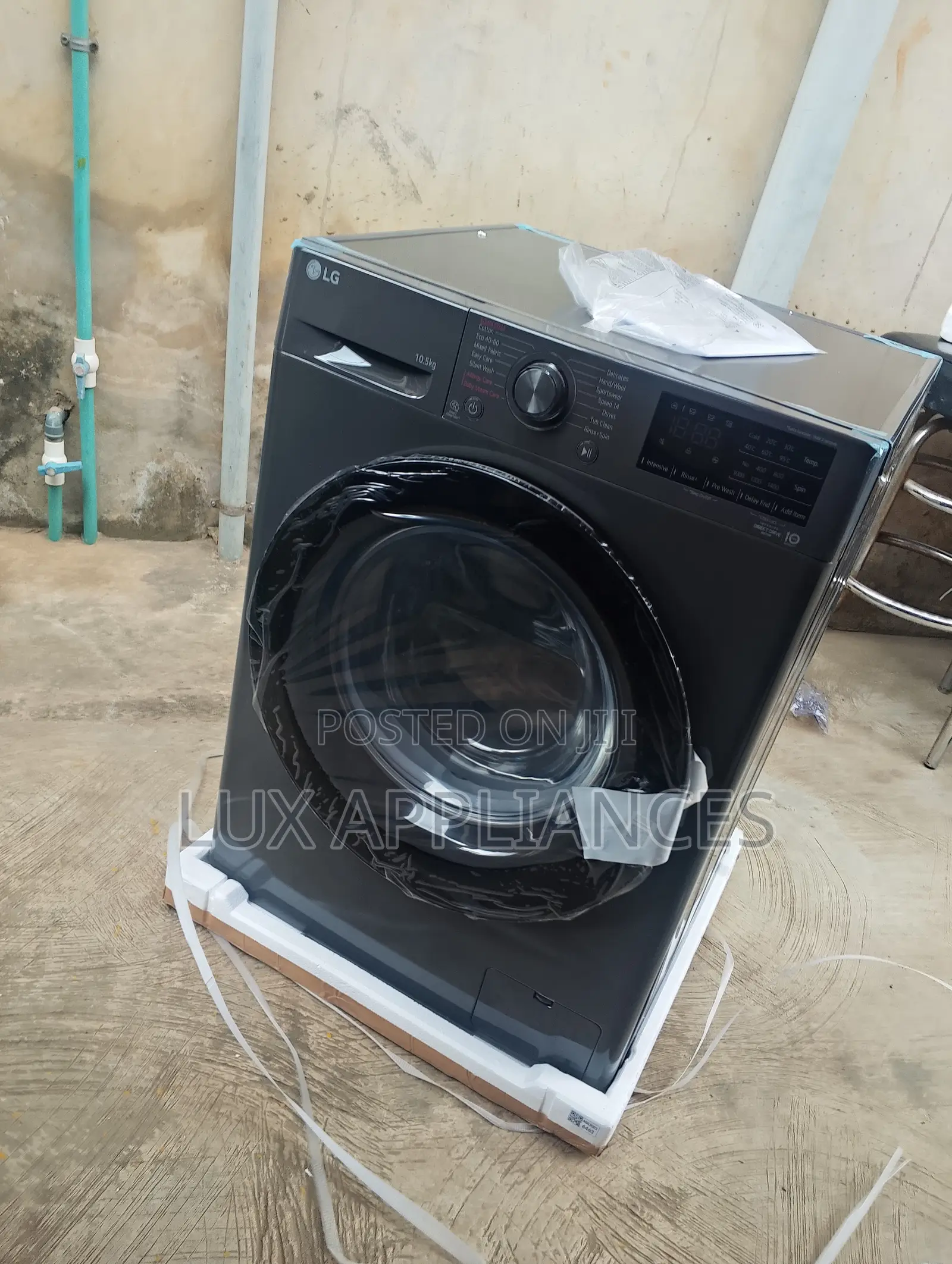 LG 10.5kg Premium Front-Load Automatic Wash and Spin