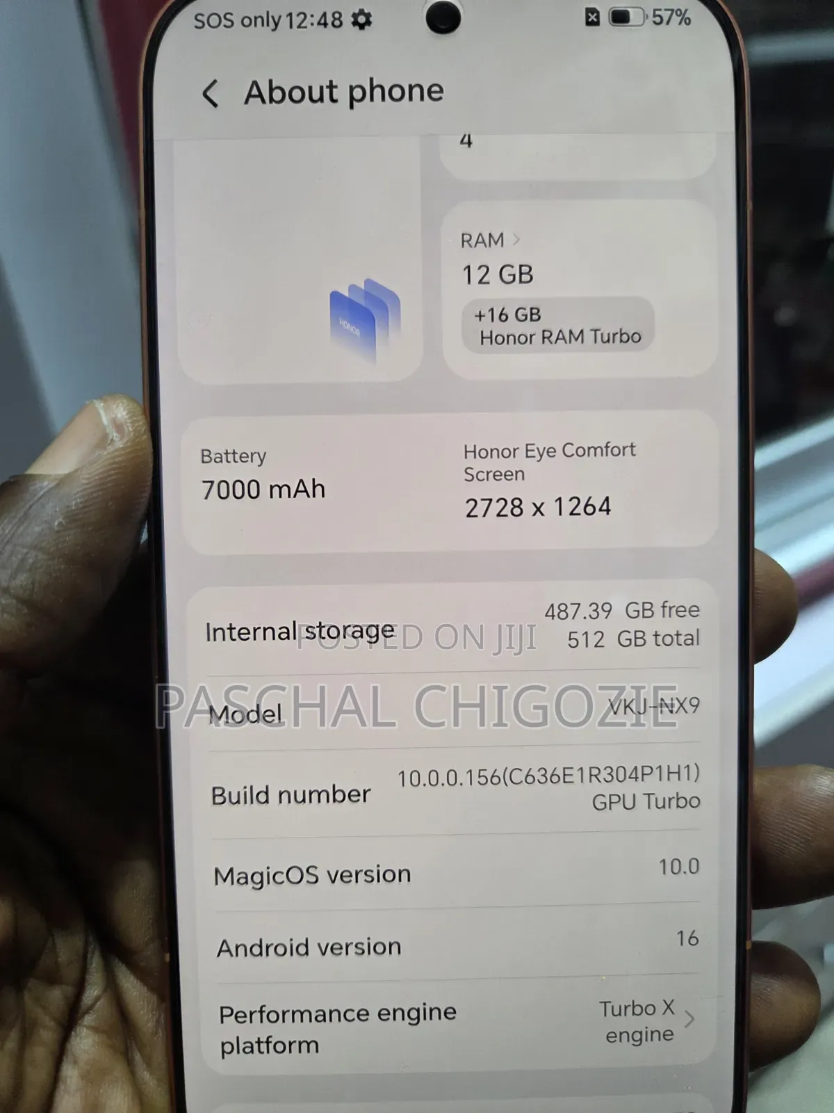 New Honor 600 512 GB Orange