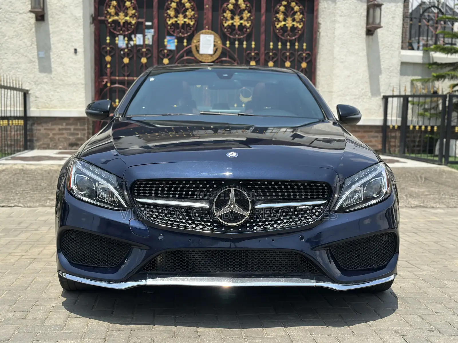 Mercedes-Benz C-Class C 400 4MATIC (W205) 2017 Blue