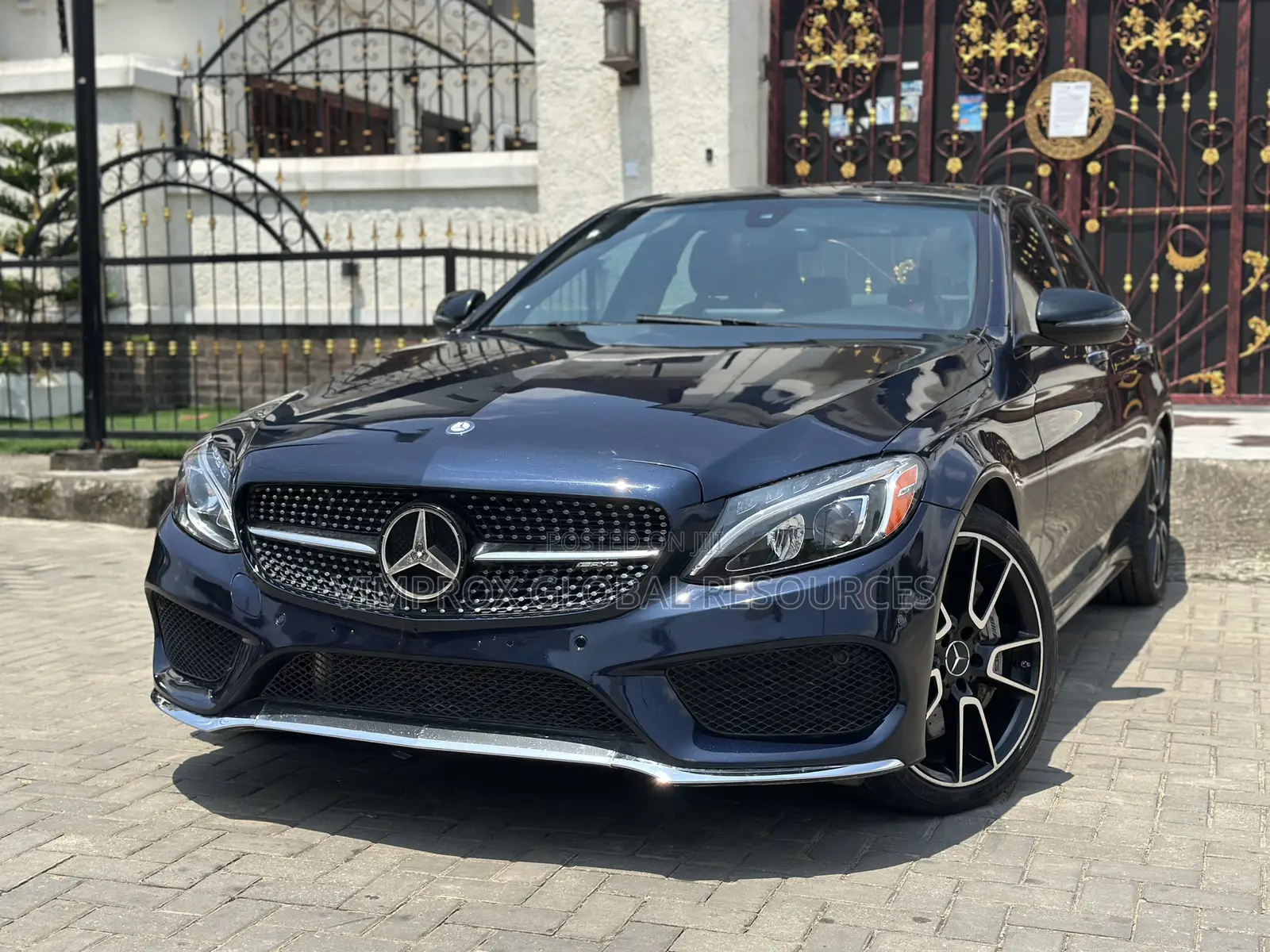 Mercedes-Benz C-Class C 400 4MATIC (W205) 2017 Blue