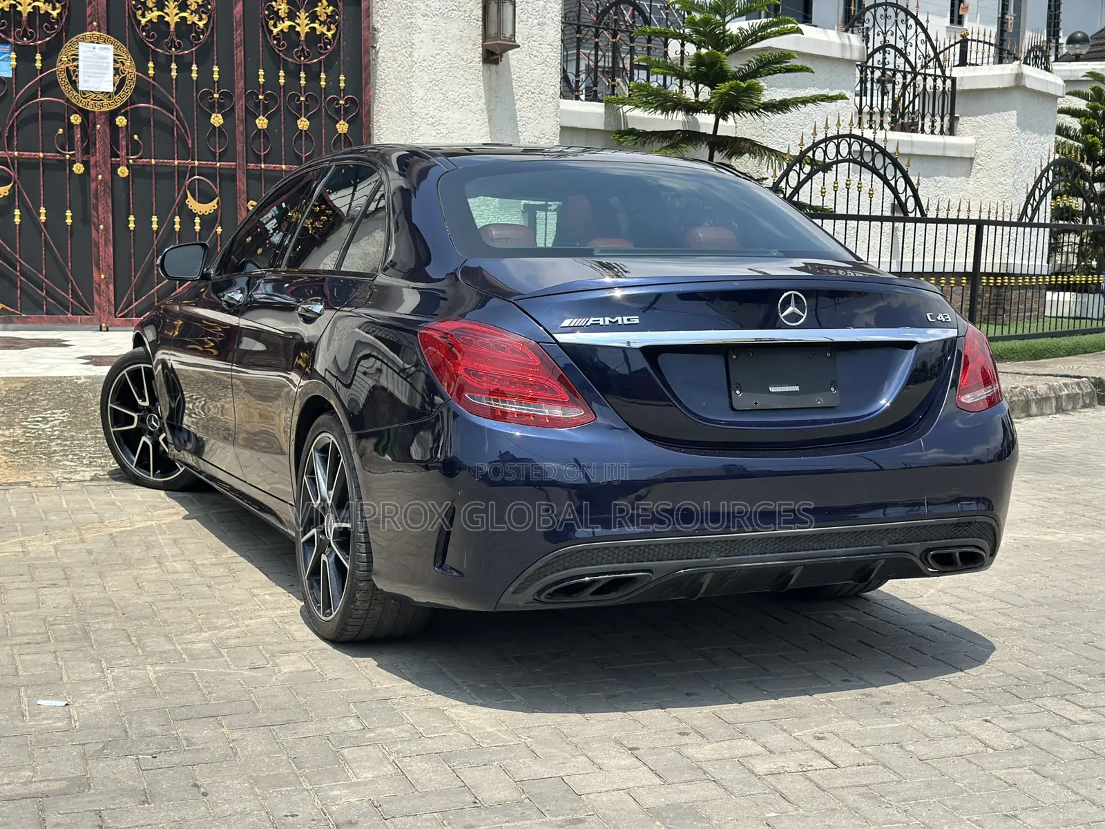 Mercedes-Benz C-Class C 400 4MATIC (W205) 2017 Blue