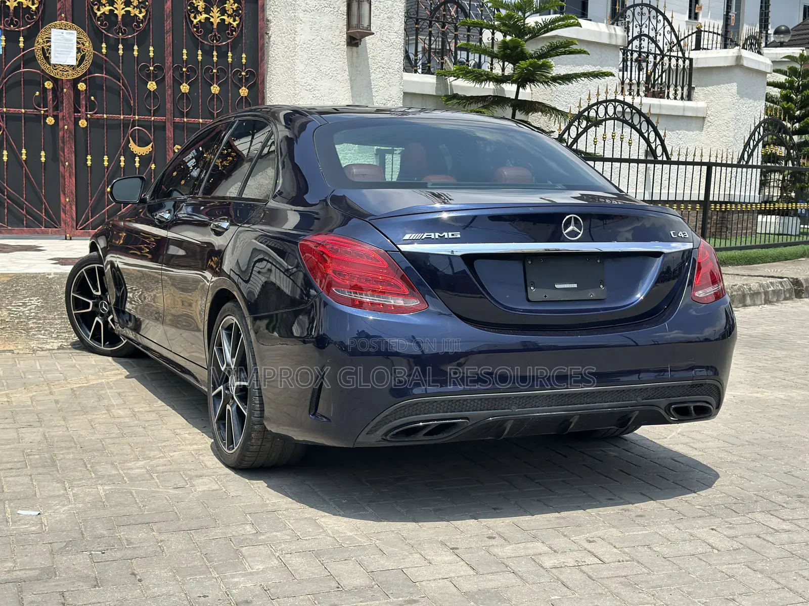 Mercedes-Benz C-Class C 400 4MATIC (W205) 2017 Blue