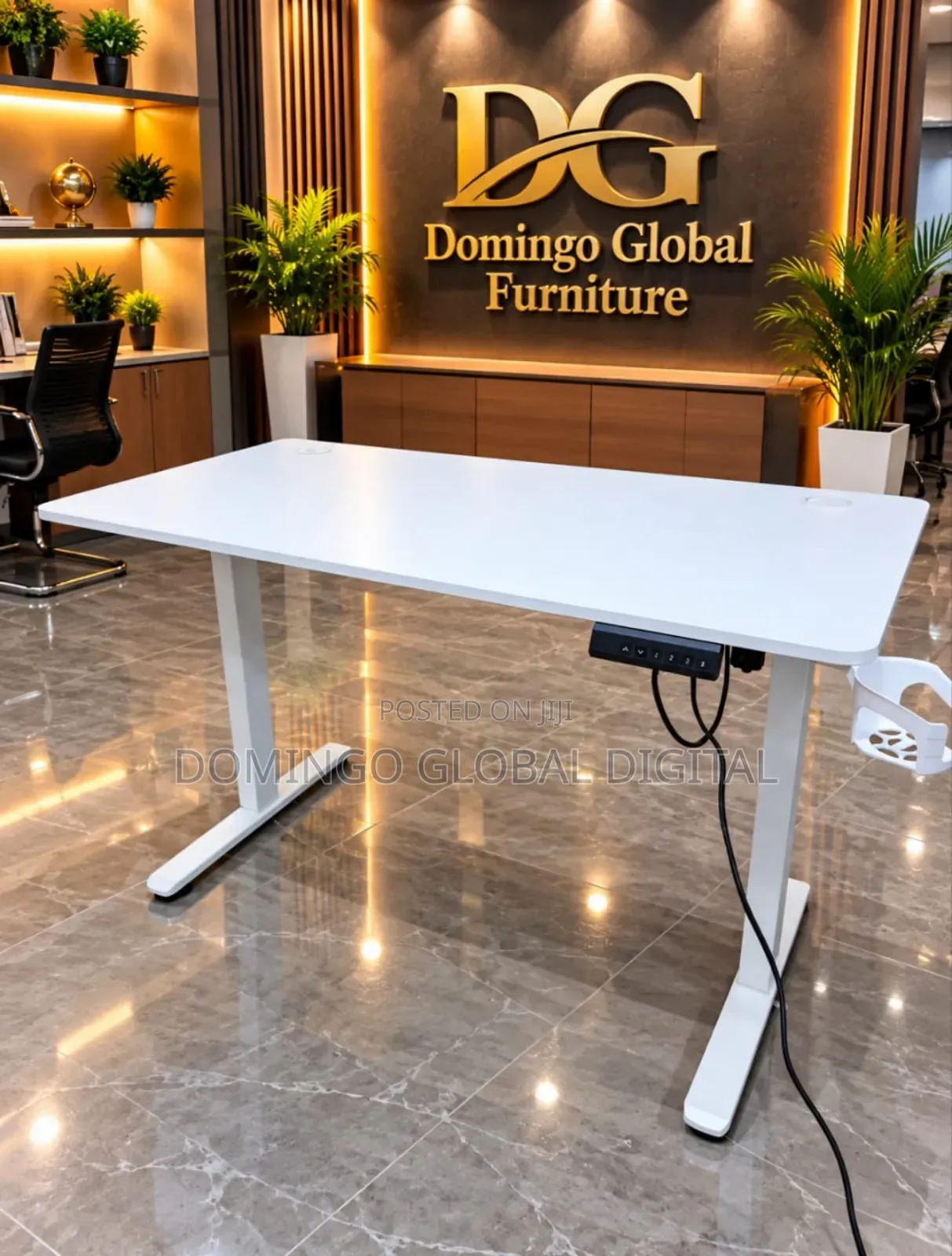 Electric Height-Adjustable Computer and Gaming Table