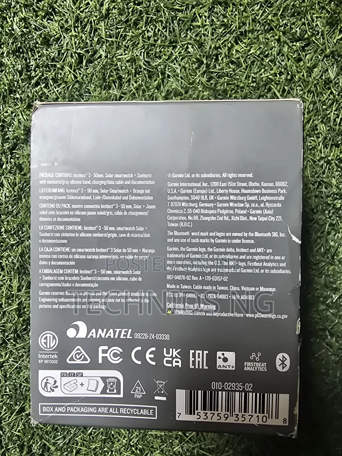 Garmin Instinct 3 Solar 50mm