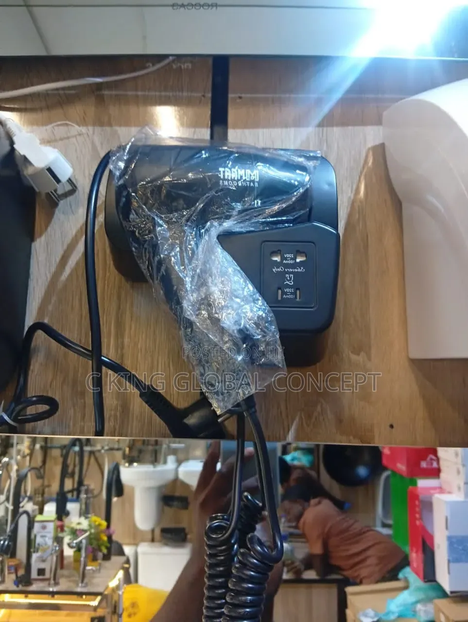Brand New Hair Dryer With 110v/220v Shaver Socket