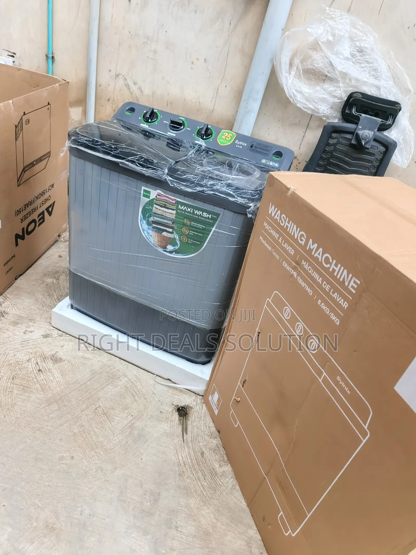 Syinix Household Washer and Dryer With Dual Compartments