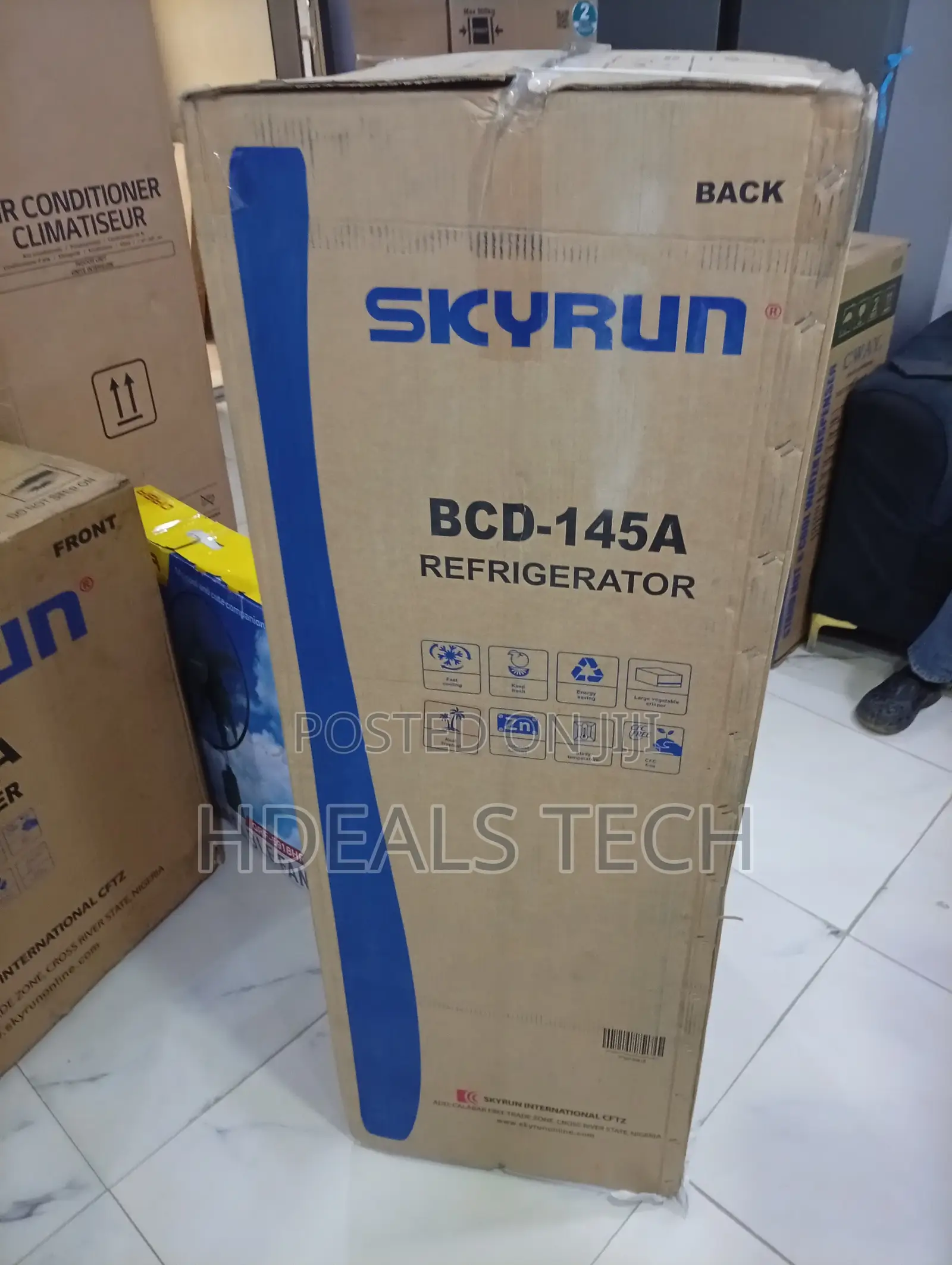 Clean and Chilling Skyrun BCD-145A Single Door Fridge