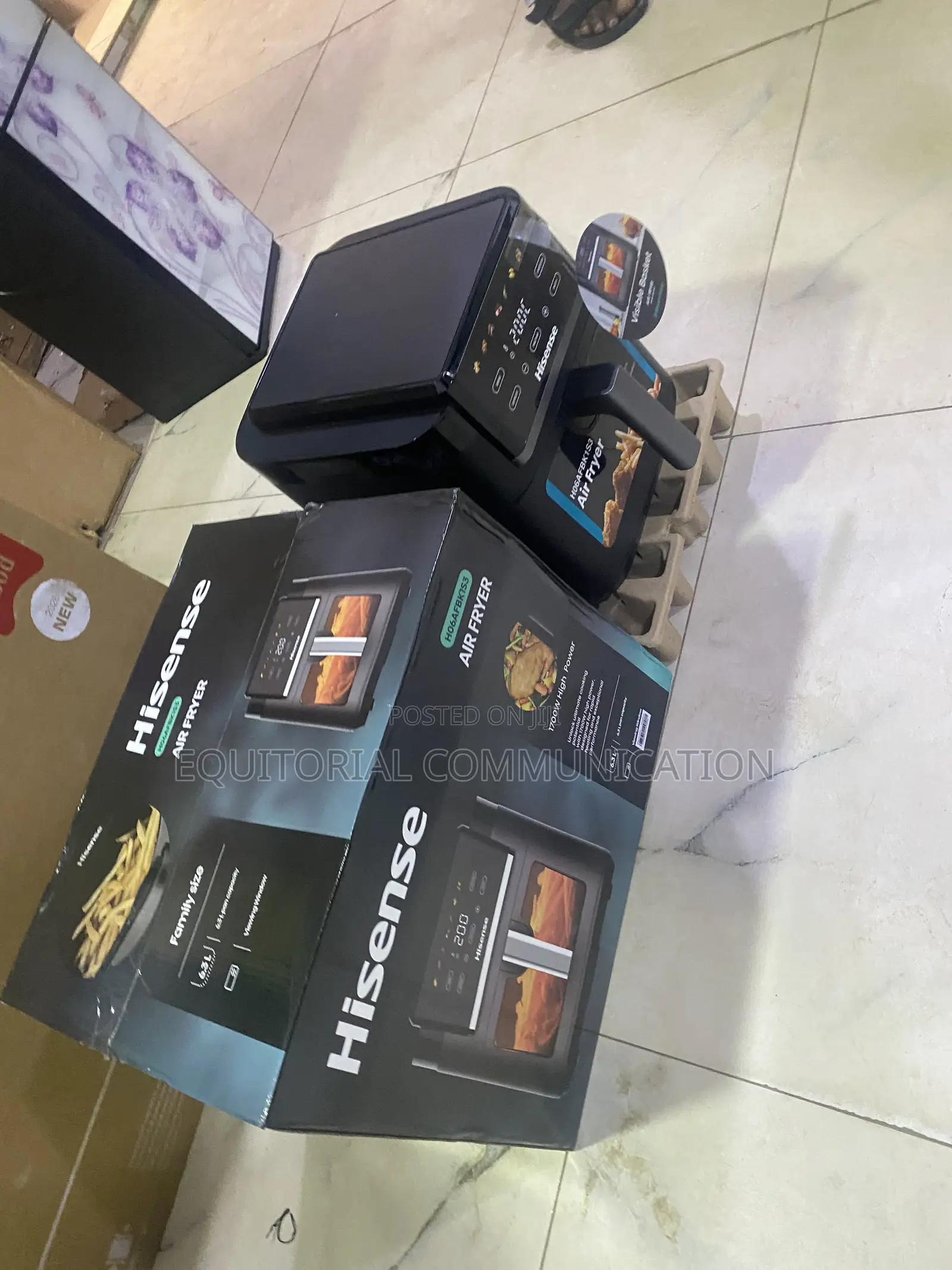 Hisense H06FBK1S3 6.3L 1700W Family Size Air Fryer