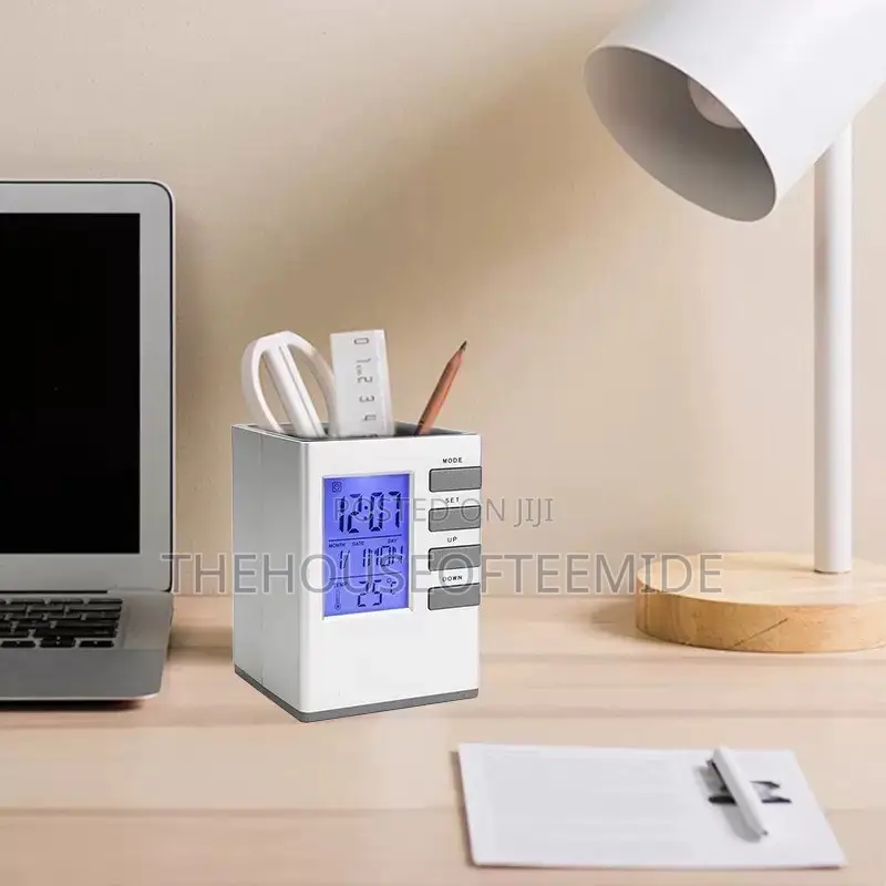 Calendar and Time Stationery Holder