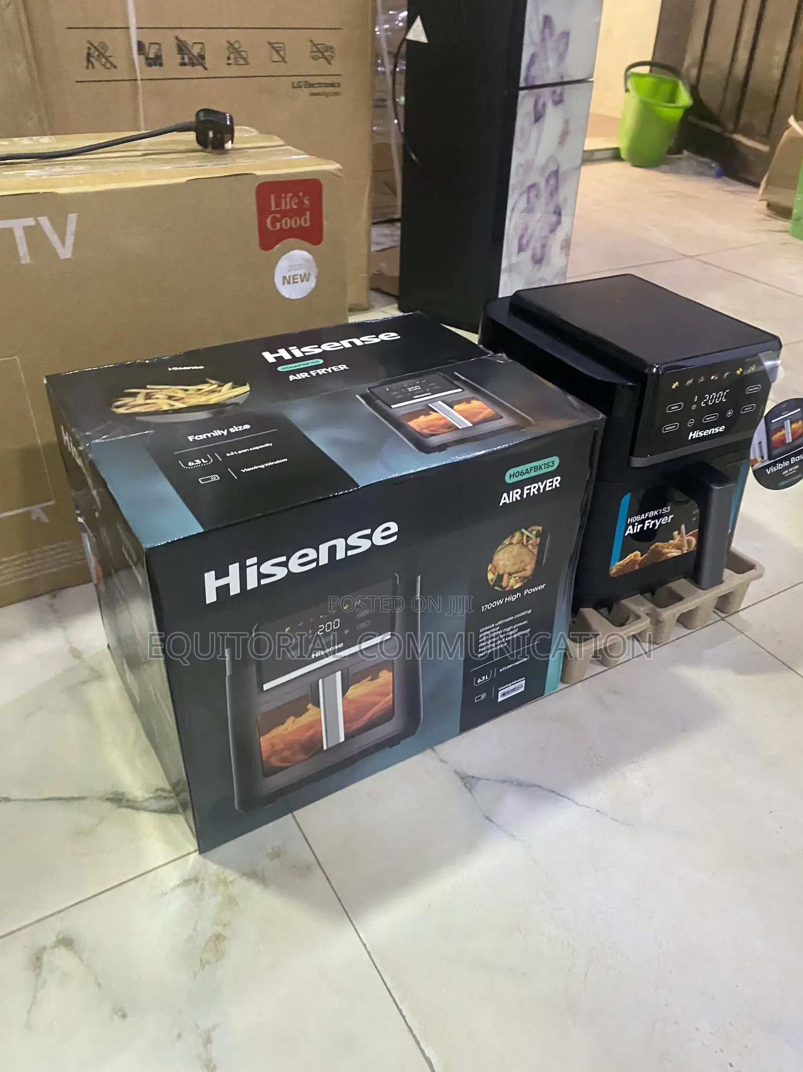 Hisense 1700W H06FBK1S3 6.3L Air Fryer for Home Use