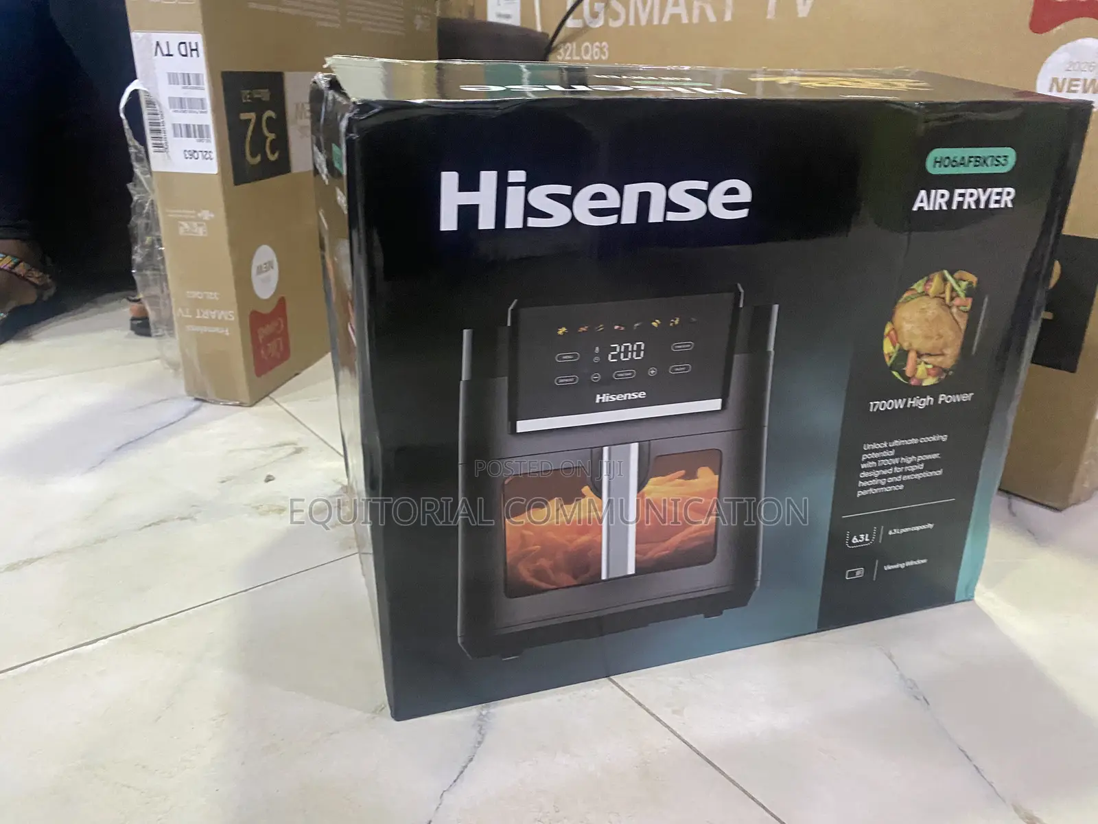 Hisense 6.3L 1700W H06FBK1S3 Convenient Kitchen Air Fryer