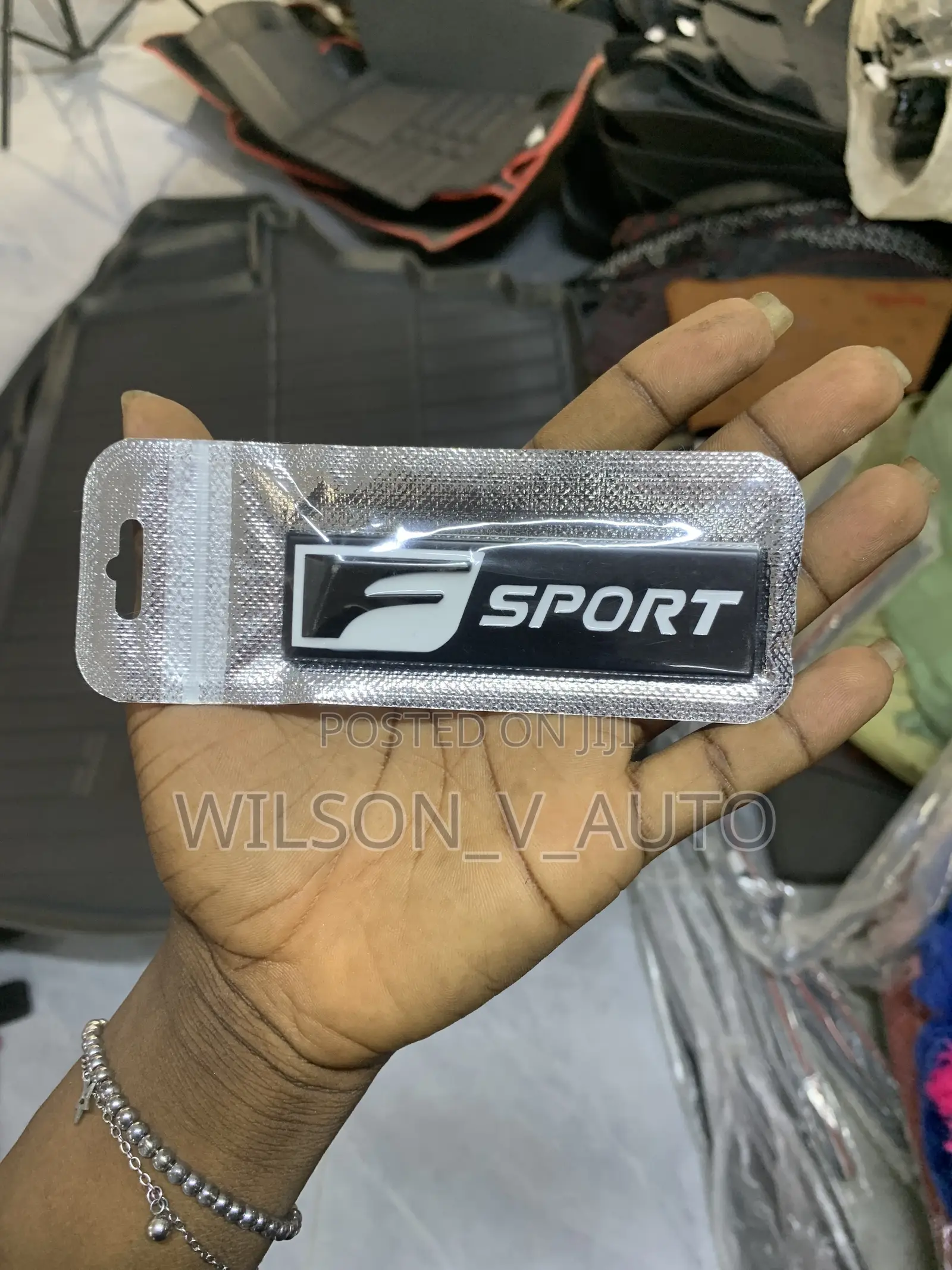 Premium 3D Lexus F-Sport Custom Bumper Fender Emblem