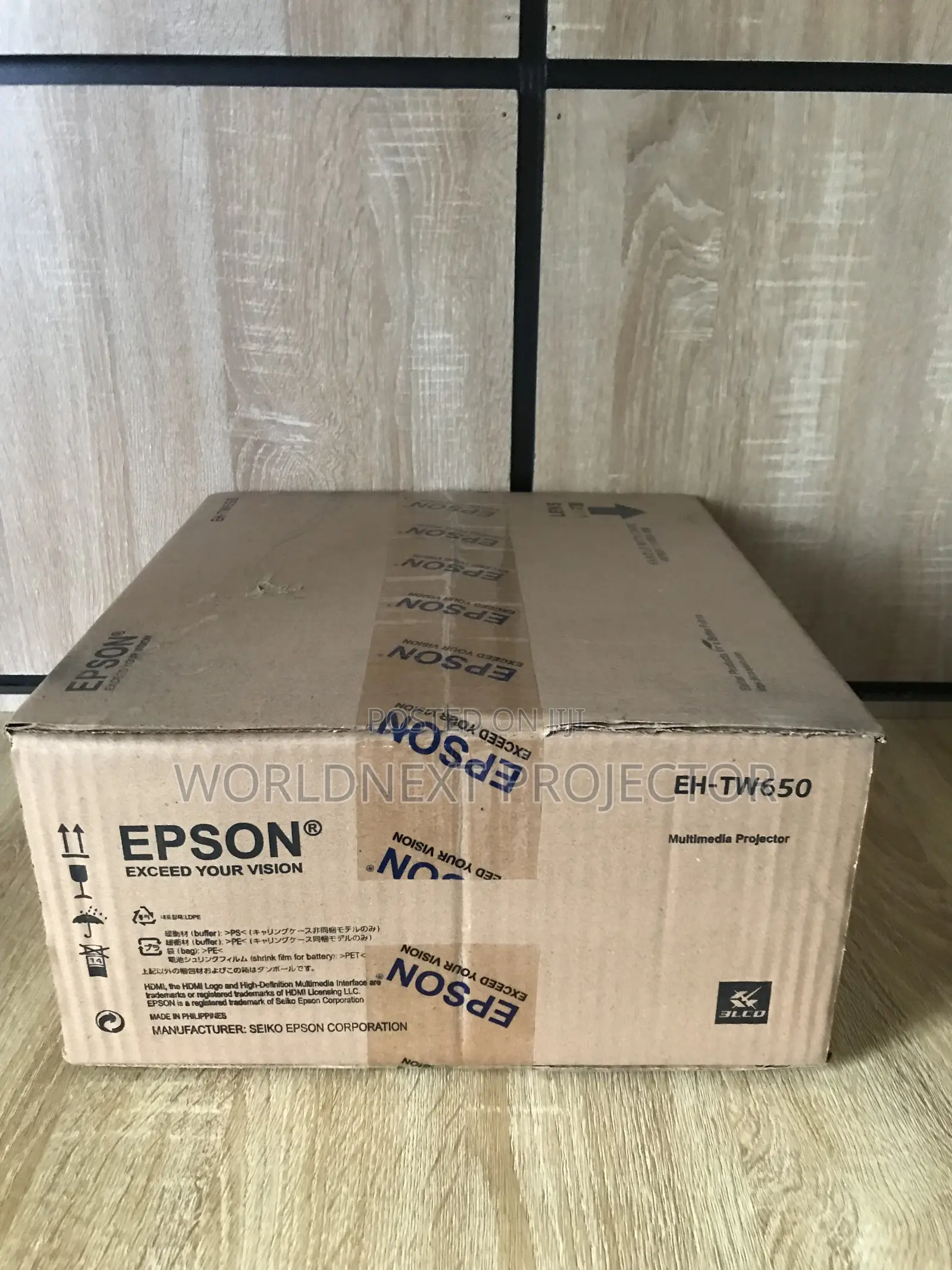 Epson Iprojection Wireless Projector Wide Screen Display