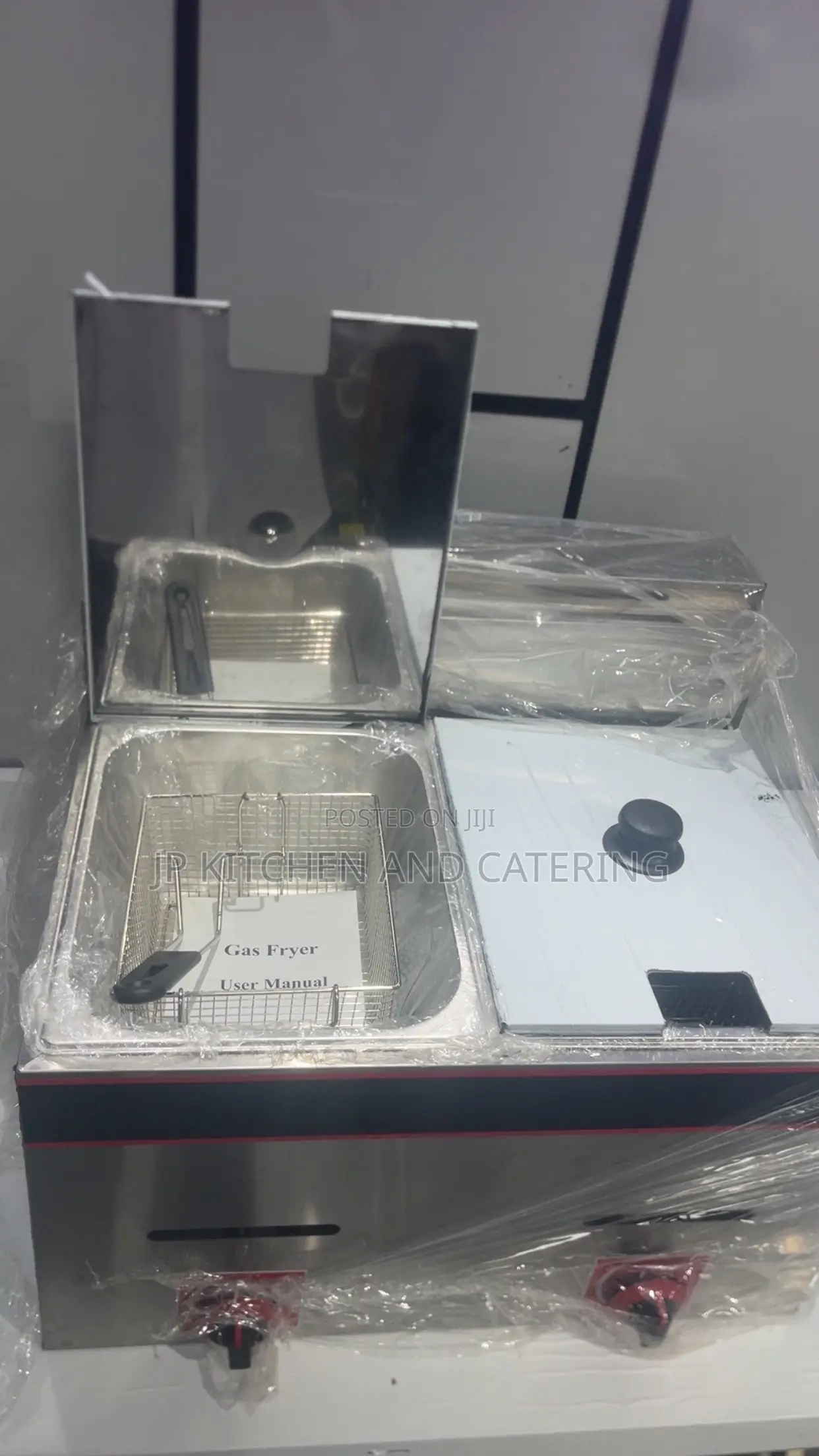 Double Basket Gas Fryer