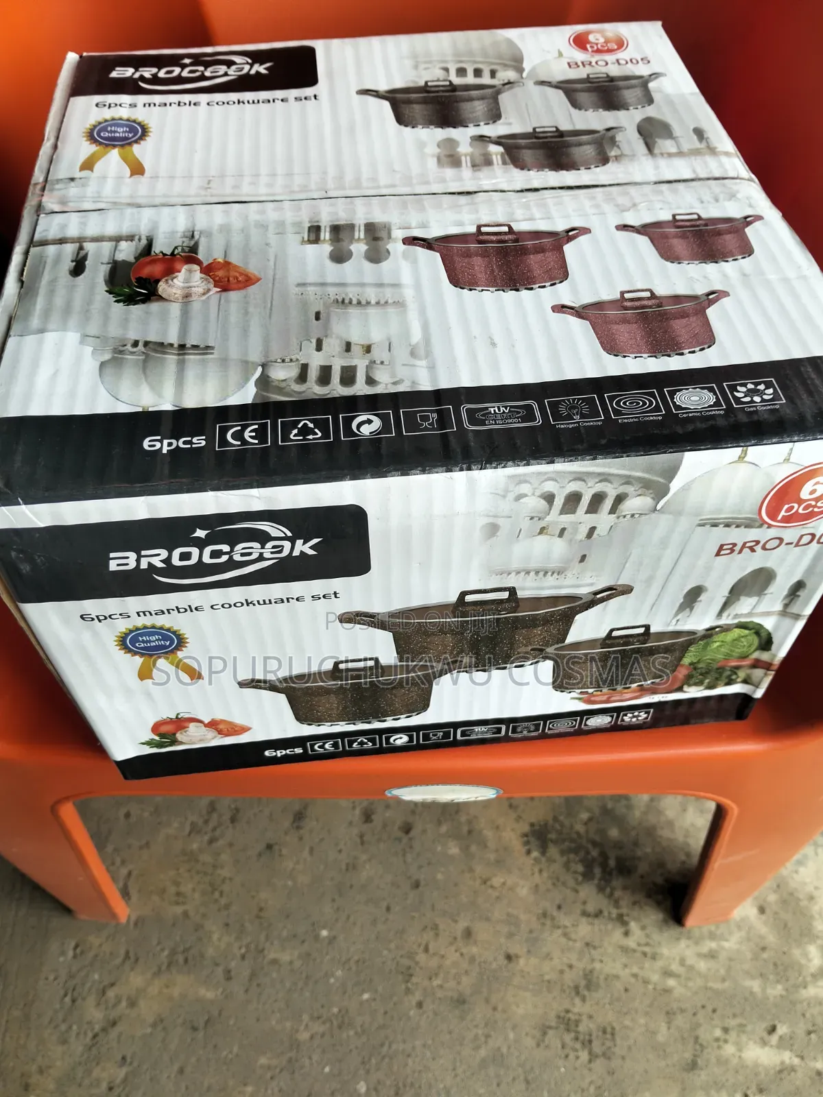 Brocook Marble Cookware Set