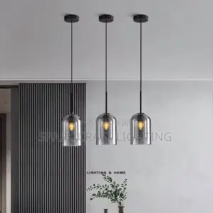 Luxury Single Pendant Glass 3 in 1 With Filament Bulb