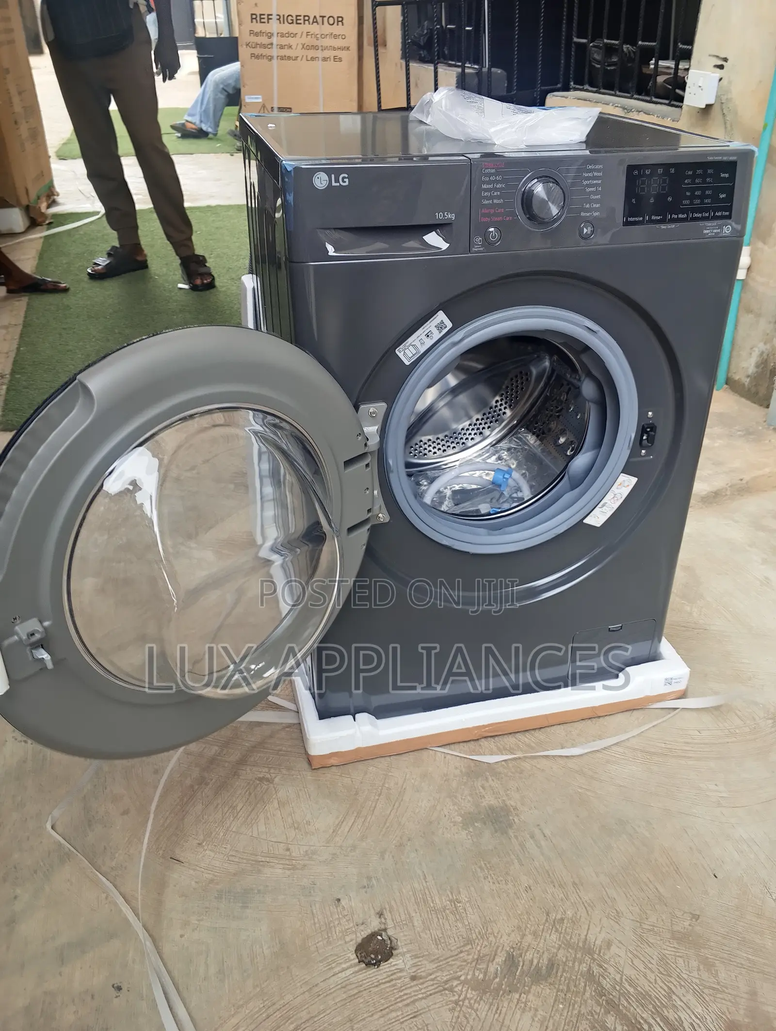 LG 10.5kg Front-Load Wash and Spin for Hassle-Free Laundry