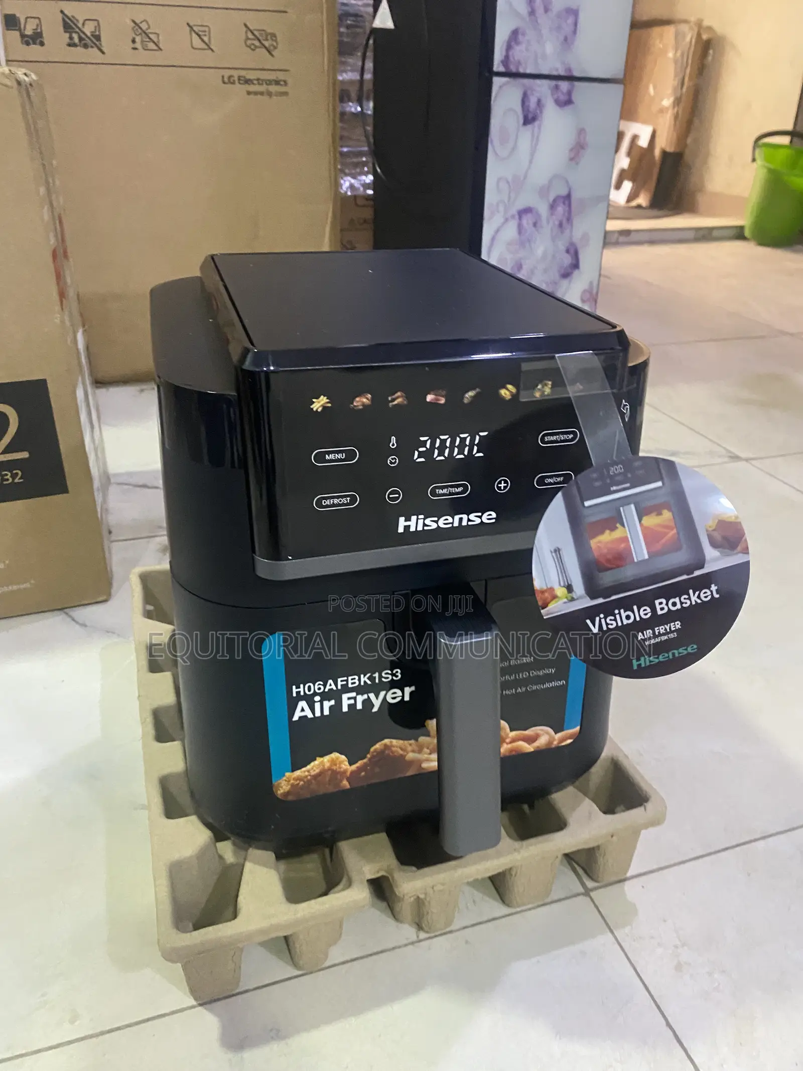 Hisense H06FBK1S3 6.3L 1700W Modern Kitchen Air Fryer