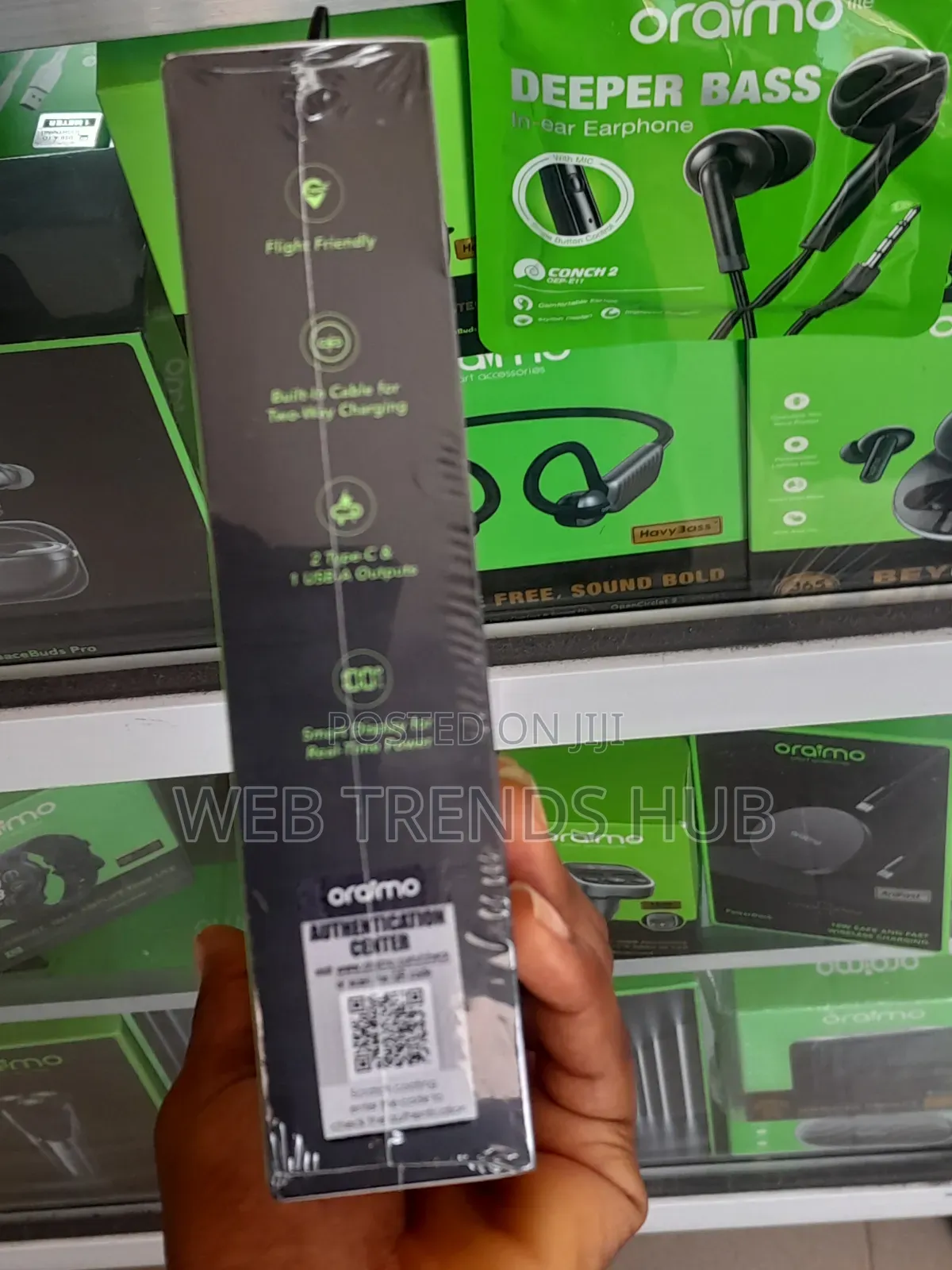Oraimo PowerNova L21 20000mAh 30W Fast Charge Power Bank