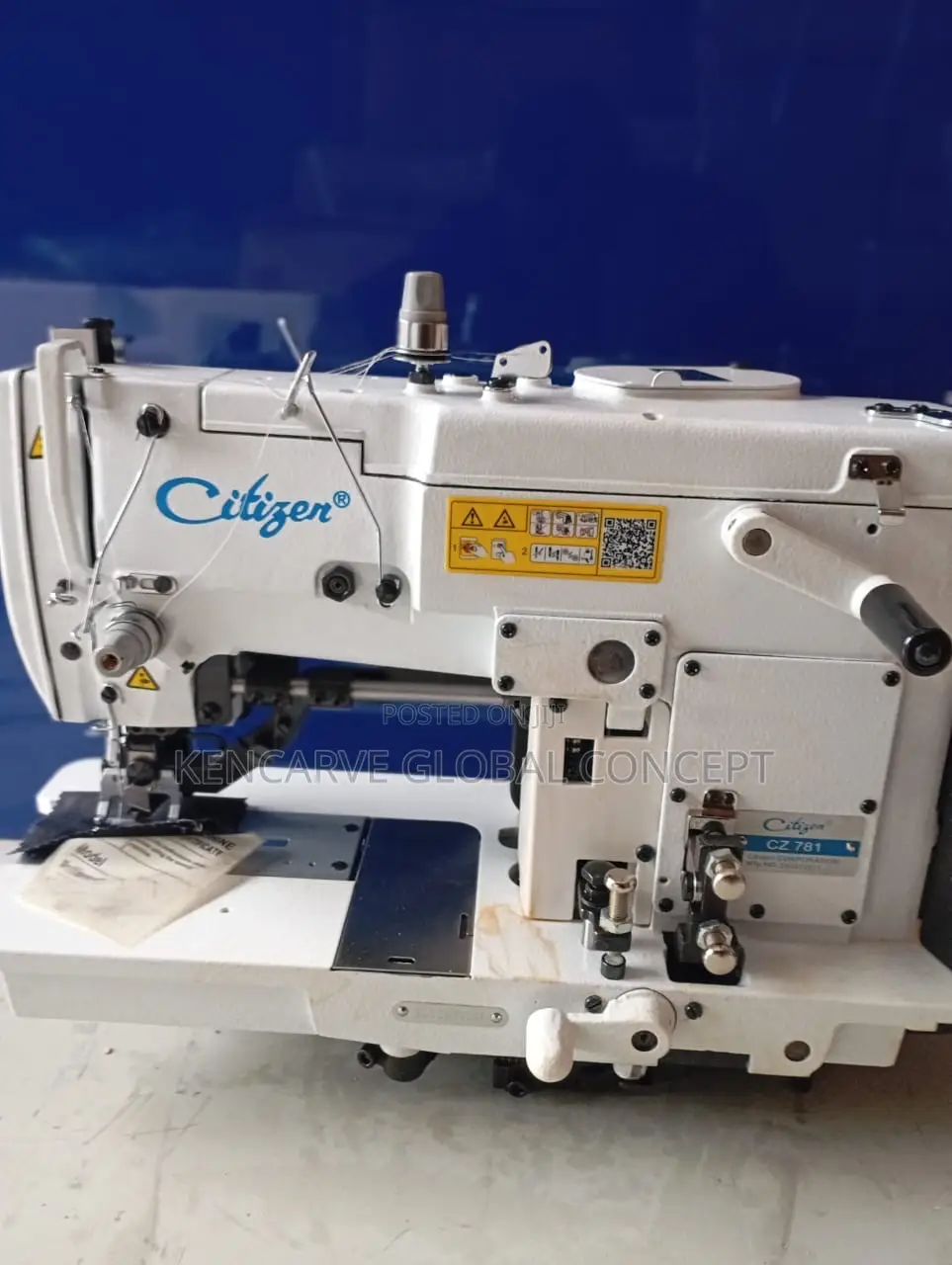 Brand New CITIZEN 781 Industrial Shirt Buttonhole Sewing Machine