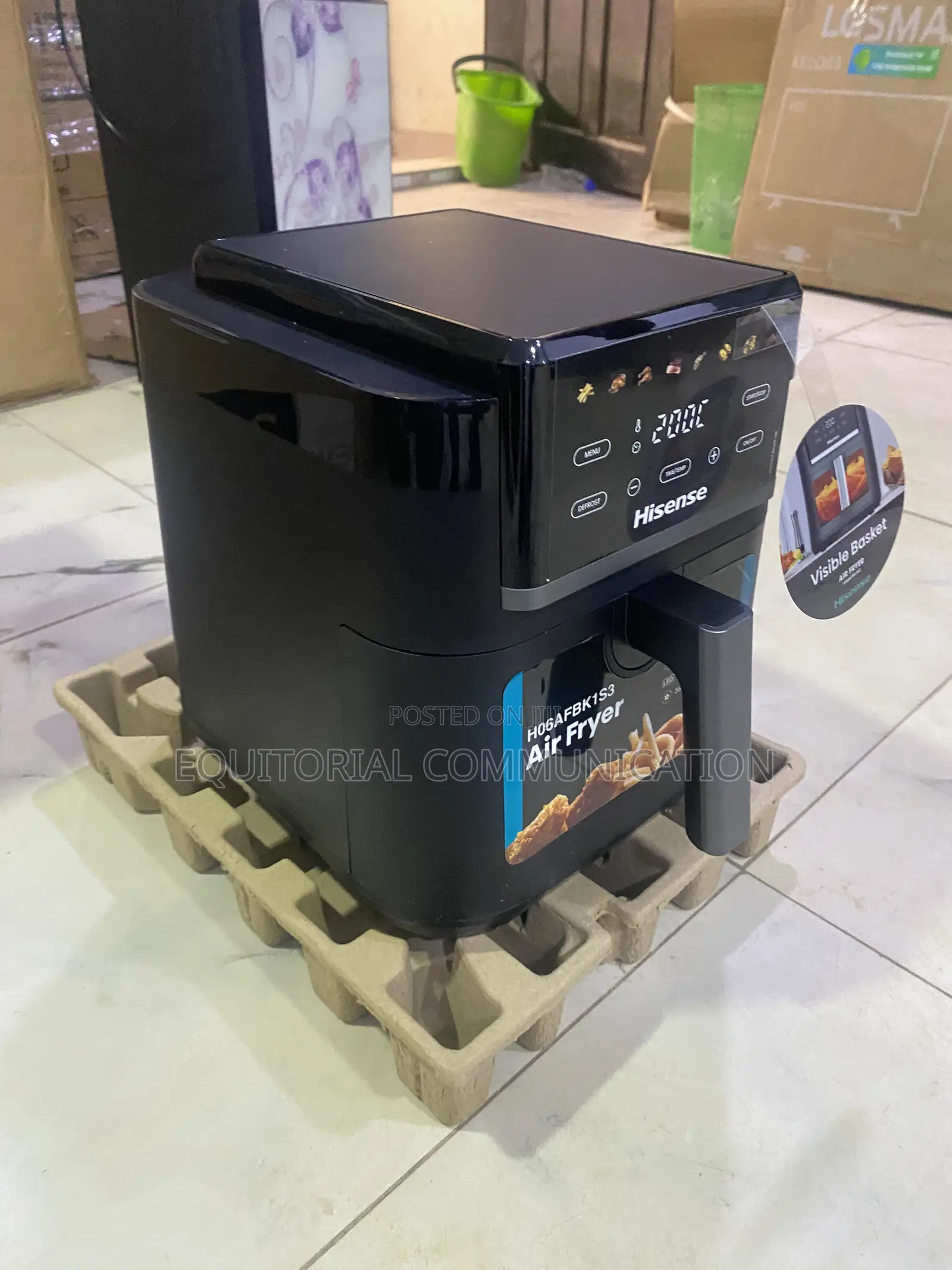 Hisense H06FBK1S3 1700W 6.3L Efficient Everyday Air Fryer