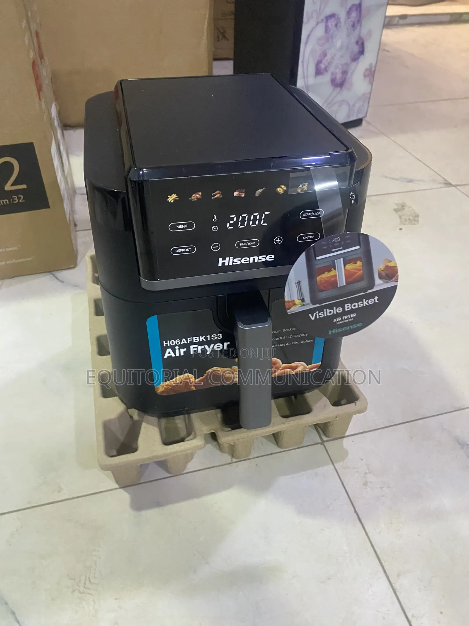 Hisense H06FBK1S3 6.3L 1700W Crispy Food Preparation Air Fryer