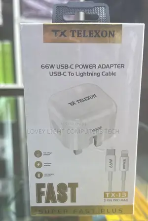 Telexon 66w USB-C to Ios Charger
