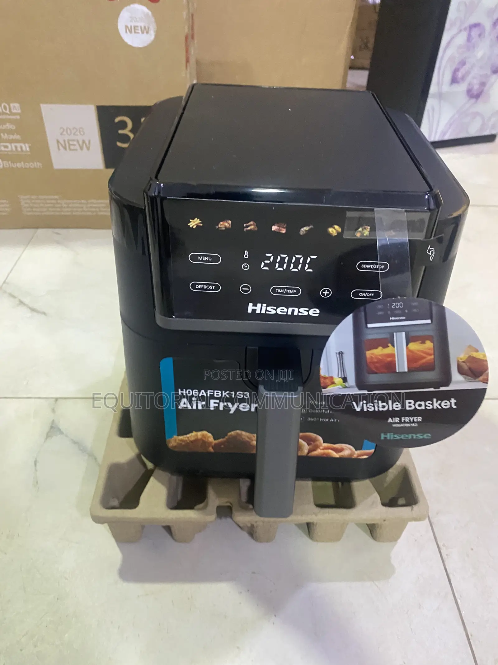 Hisense 1700W Air Fryer H06FBK1S3 With 6.3L Cooking Space