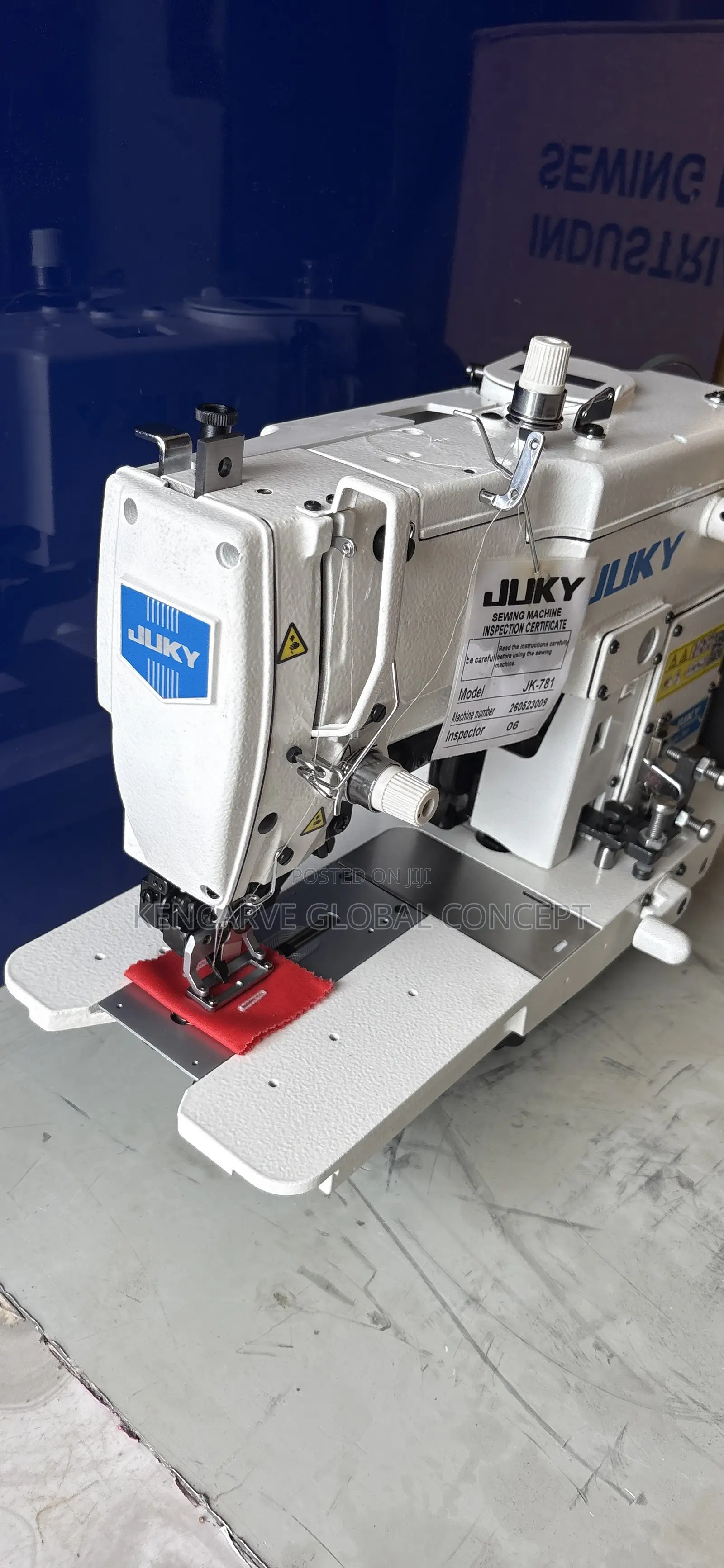 Brand New JUKY 781 Industrial Shirt Buttonhole Sewing Machine