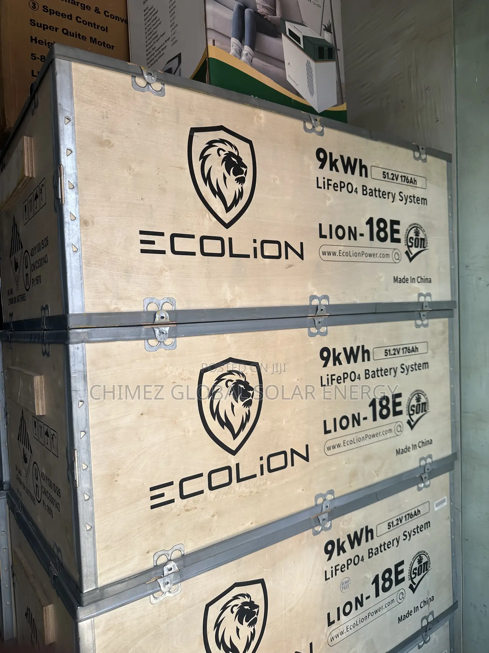 ECOLION 9KWh Lithium Battery