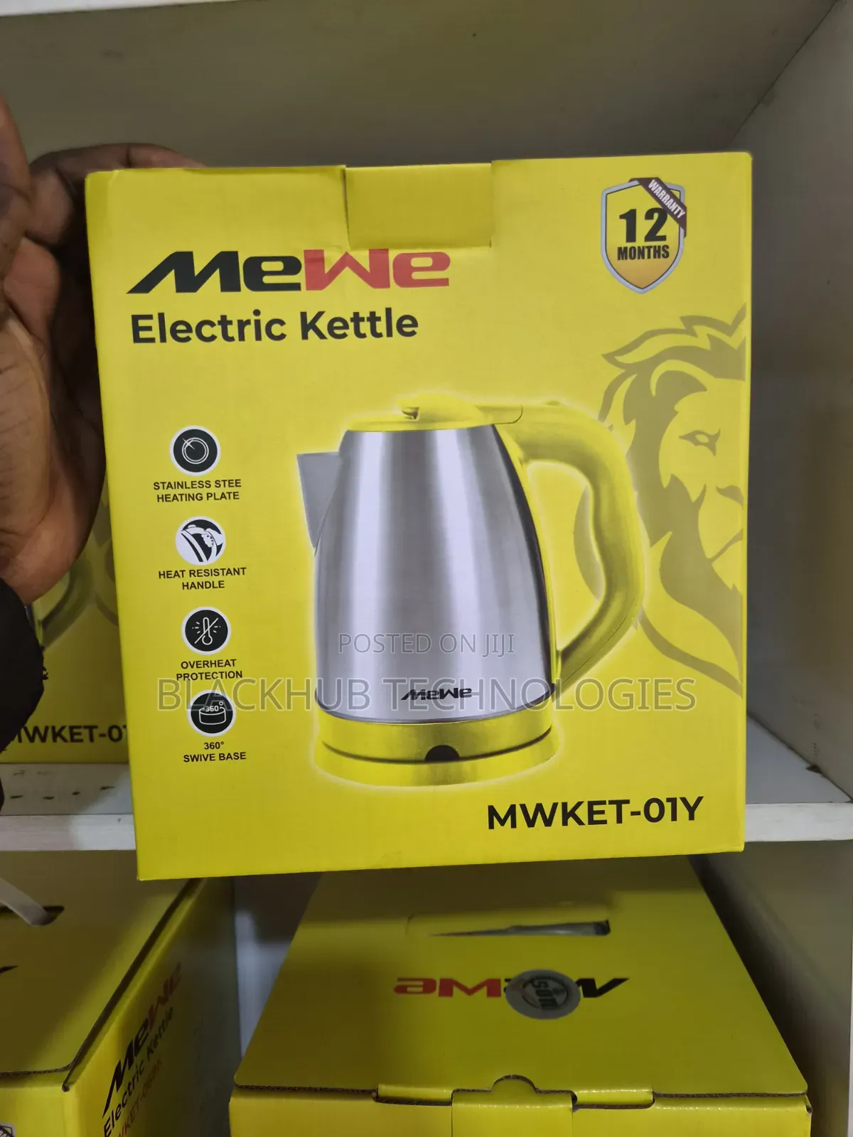 Mewe Electric Kettle, MWKET-01Y, 1.8 Liters