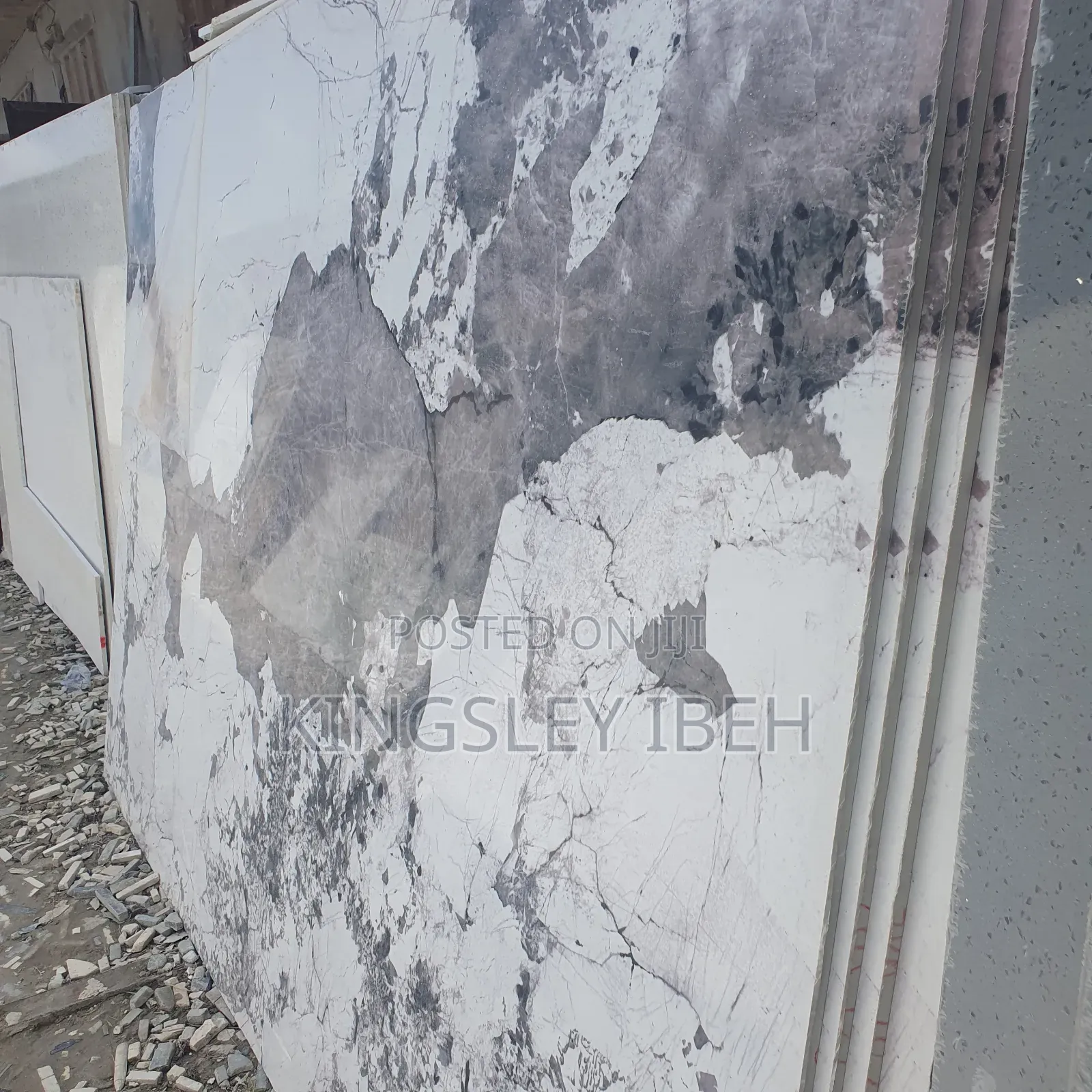 Black and White Clouds Marble Quartz