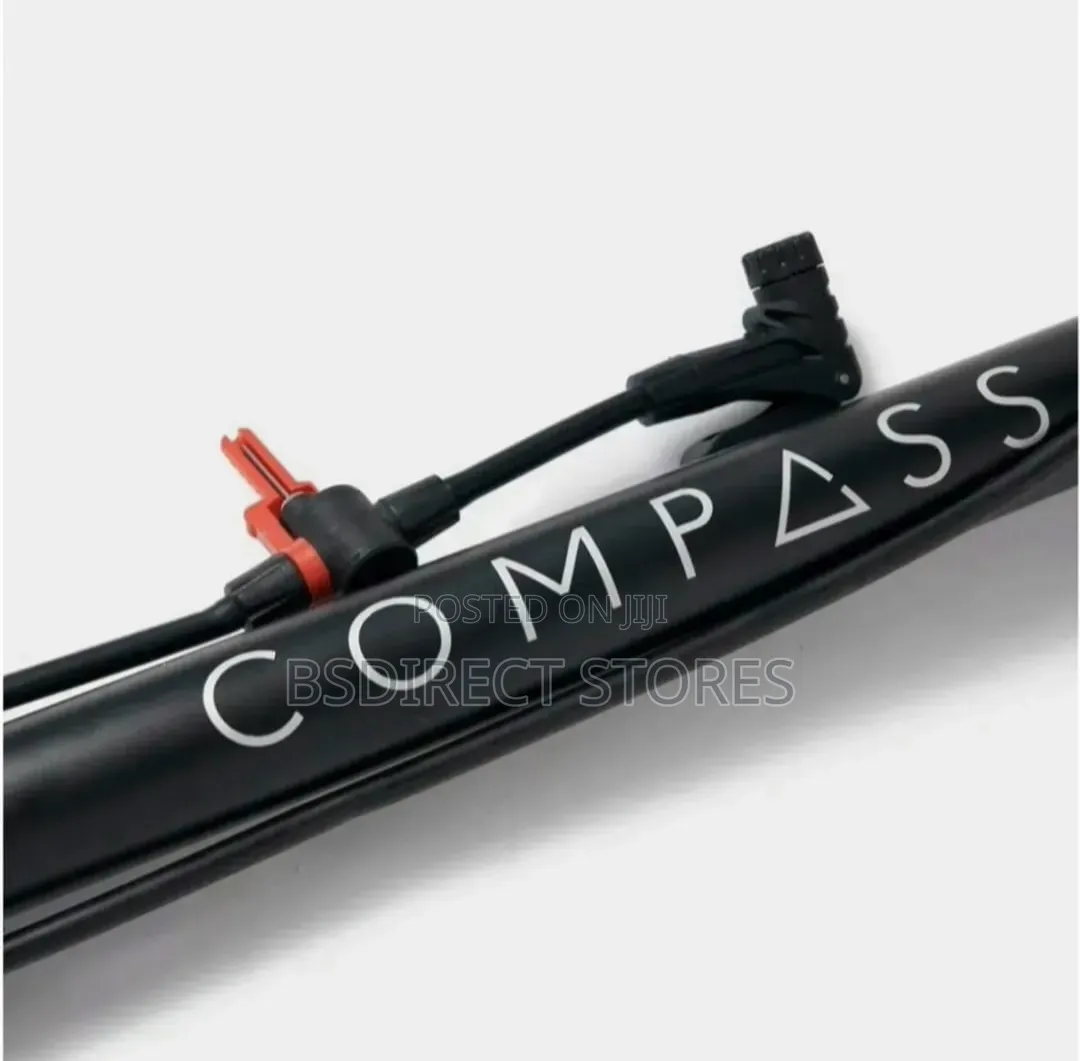 Compass Airtrack Lite Smart Floor Pump Valve Presta/Bike Tyre/Balls