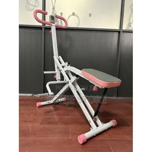 Squat Machine/ Core Trainer Foldable With 4 Adjustable Resistance Band