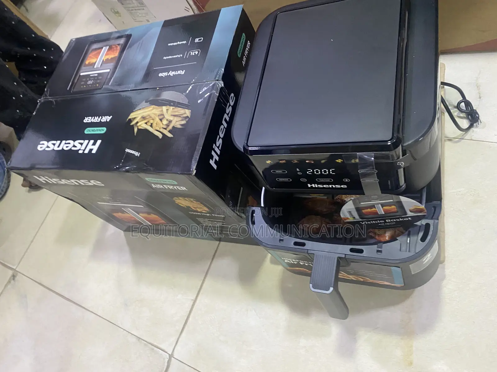Hisense H06FBK1S3 6.3L 1700W Air Fryer for Modern Homes