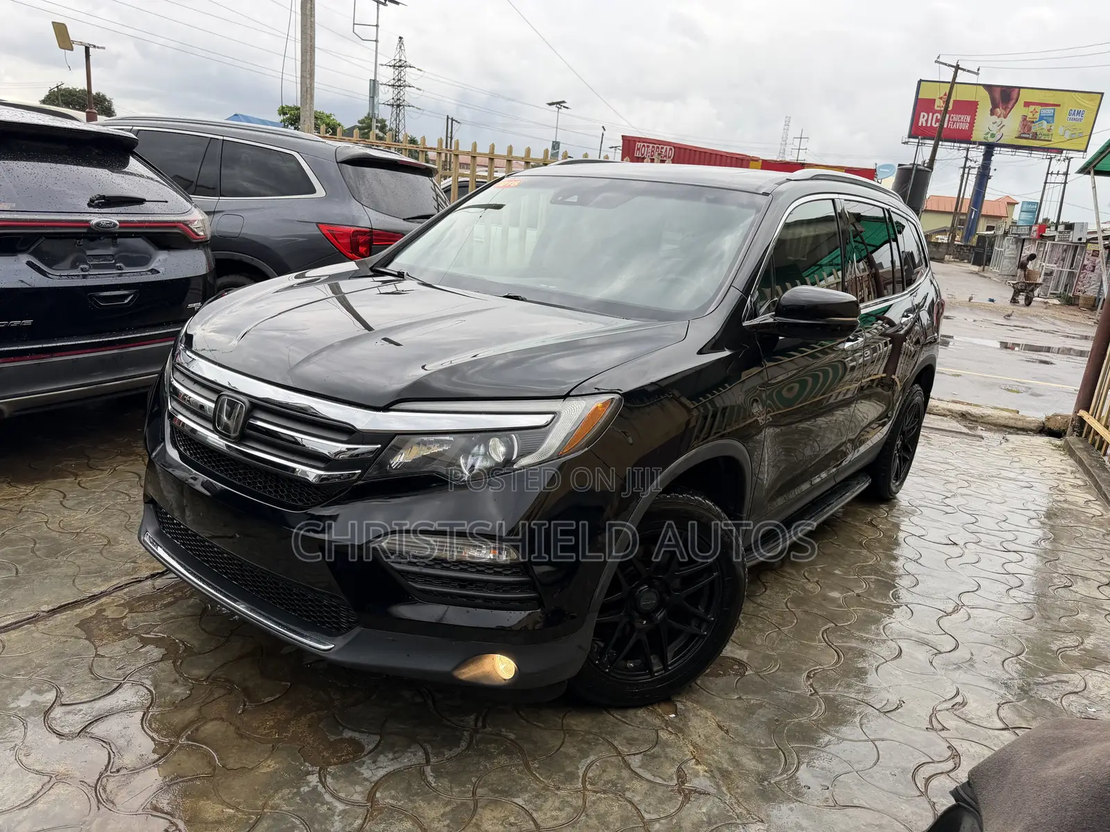 Honda Pilot Touring 4dr SUV 4WD (3.5L 6cyl 9A) 2016 Black