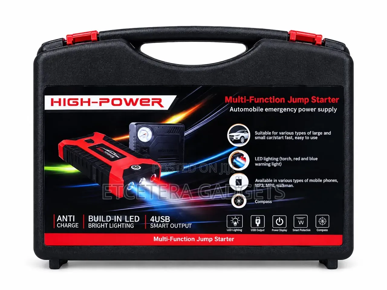 High Power Multi Function Jump Starter Powerbank