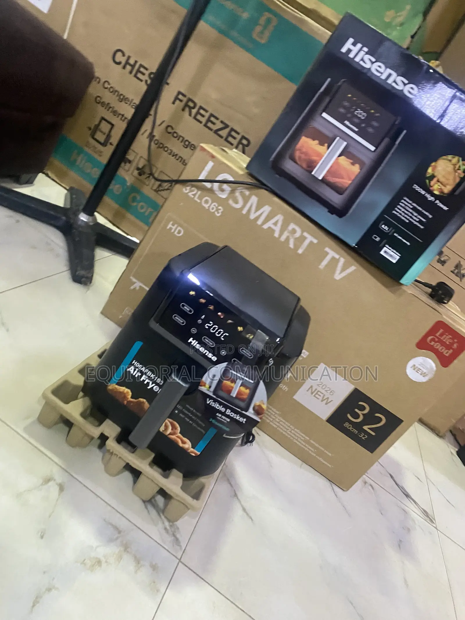 Hisense 6.3L 1700W H06FBK1S3 Air Fryer for Daily Meal Prep