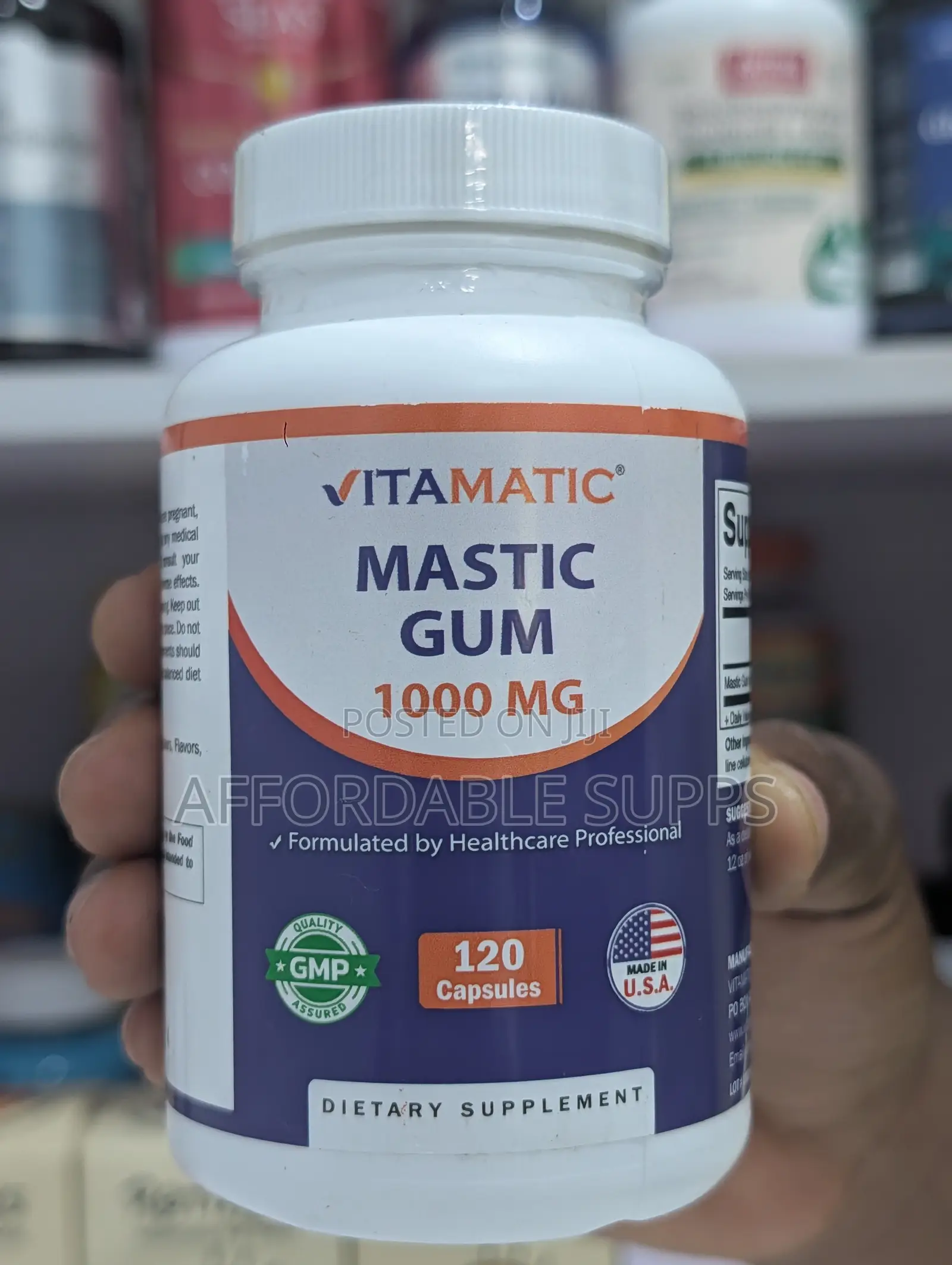 Vitamatic Mastic Gum 1000mg – 120 Capsules